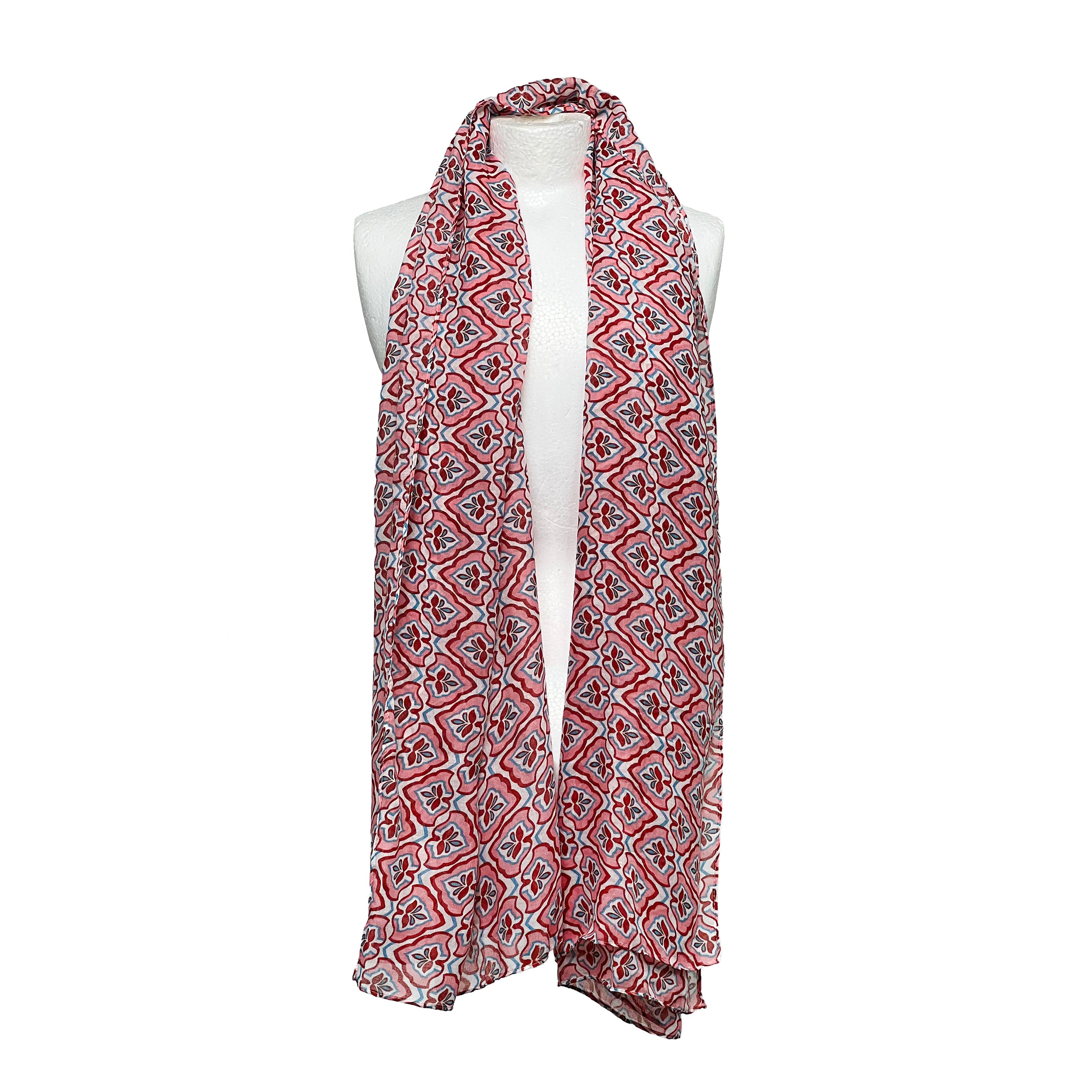 Weavermill Boxed Vintage Scarf " Triangle Leaf" - Various Colours