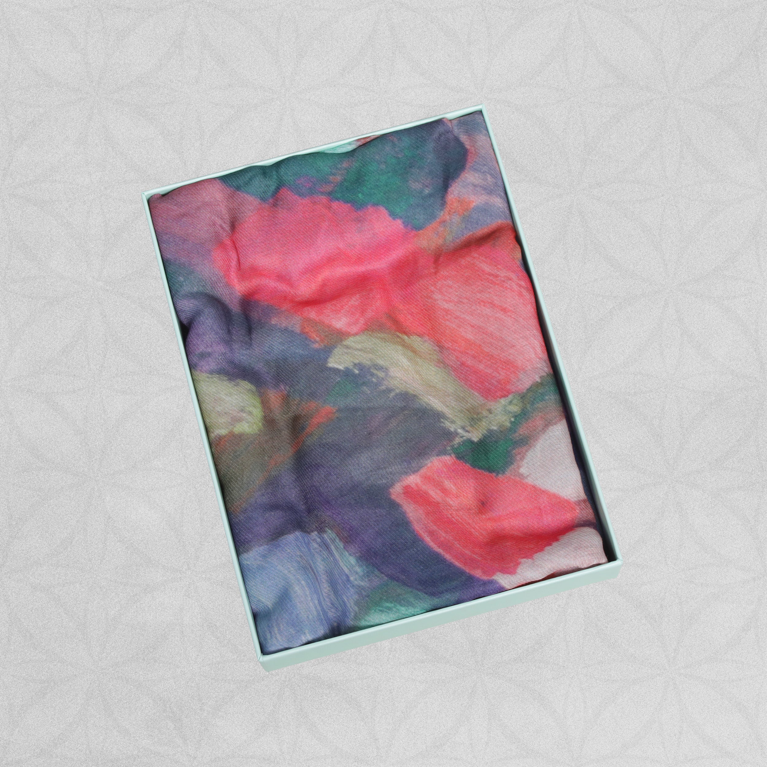 Weavermill Boxed Vintage Scarf " Abstract Palette" - Various Colours