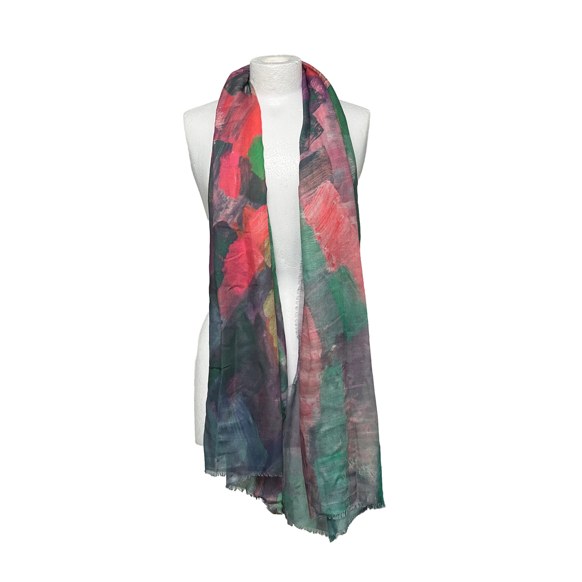 Weavermill Boxed Vintage Scarf " Abstract Palette" - Various Colours