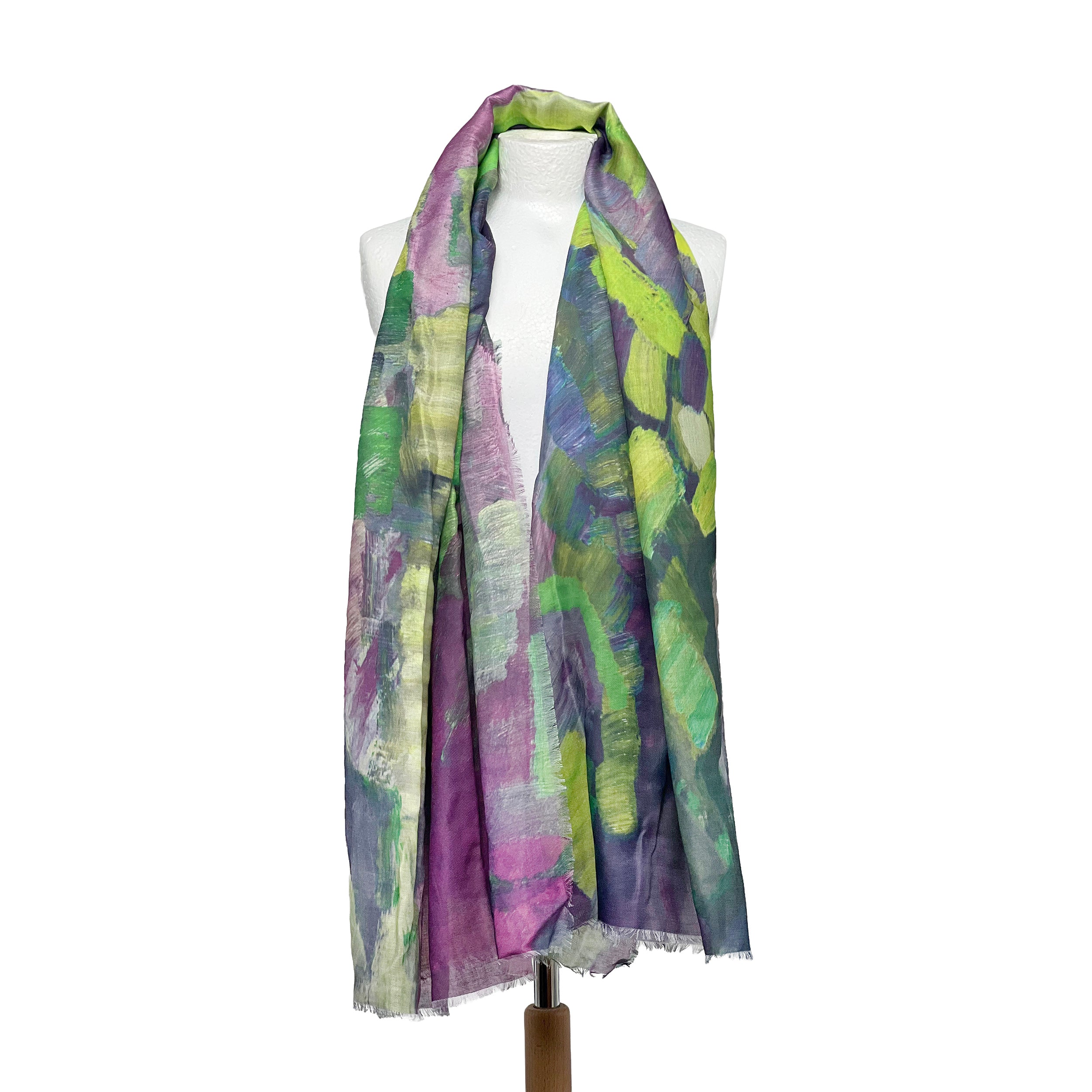 Weavermill Boxed Vintage Scarf " Abstract Palette" - Various Colours