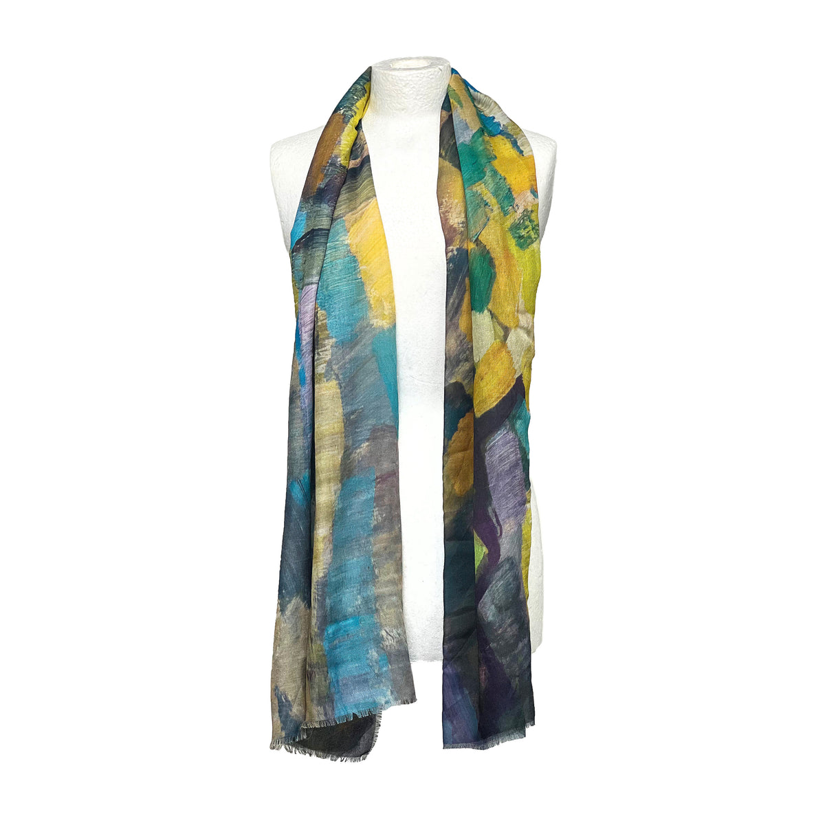Weavermill Boxed Vintage Scarf " Abstract Palette" - Various Colours