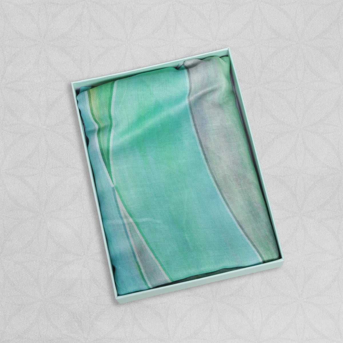 Weavermill Boxed Vintage Scarf " Waves " - Various Colours