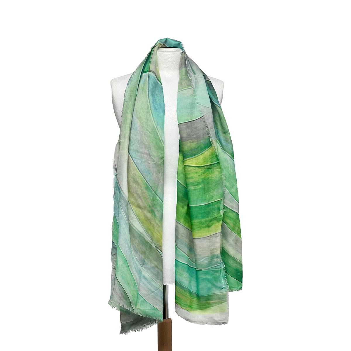 Weavermill Boxed Vintage Scarf " Waves " - Various Colours