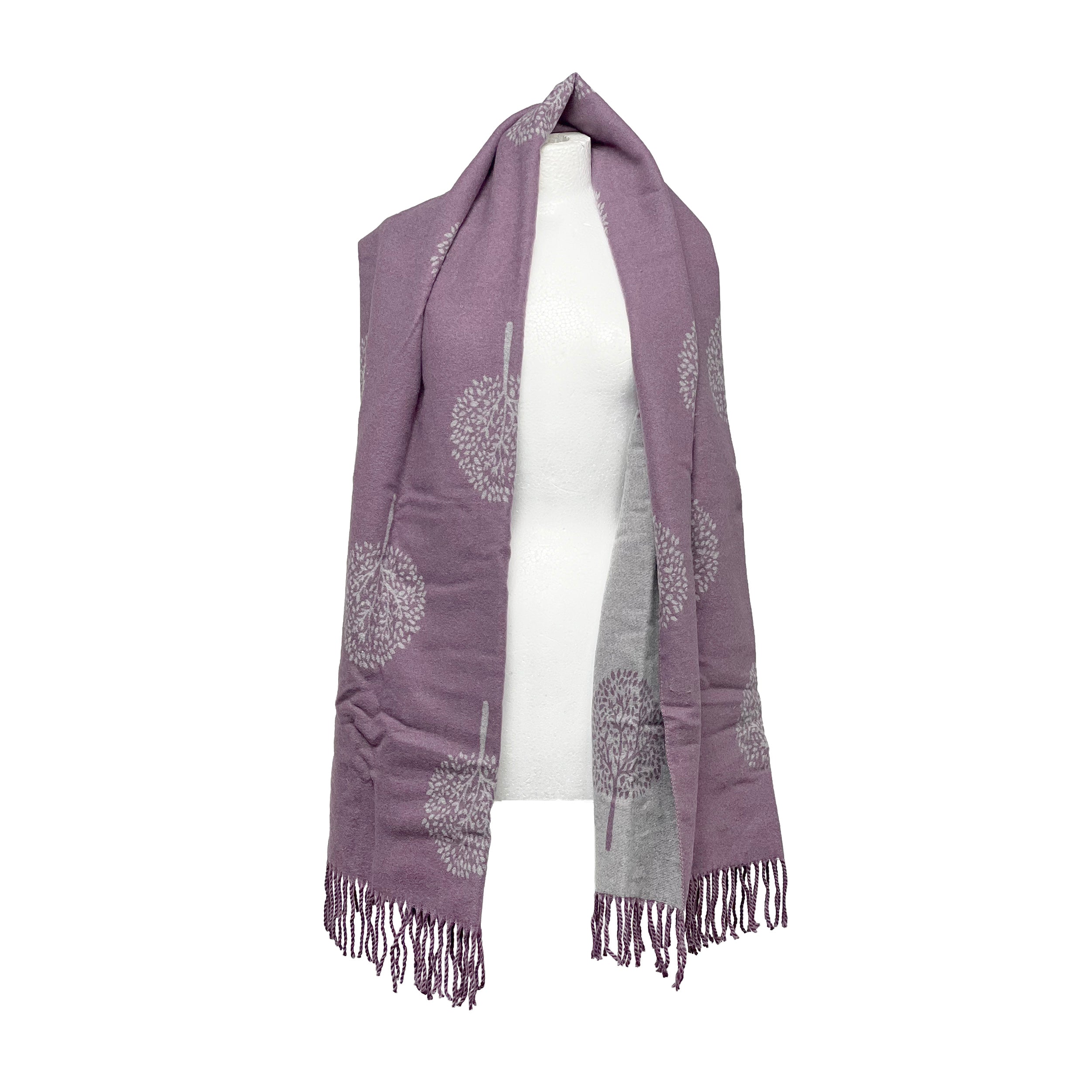 Weavermill Boxed Winter Scarf "Tree of Life" - Various Colours
