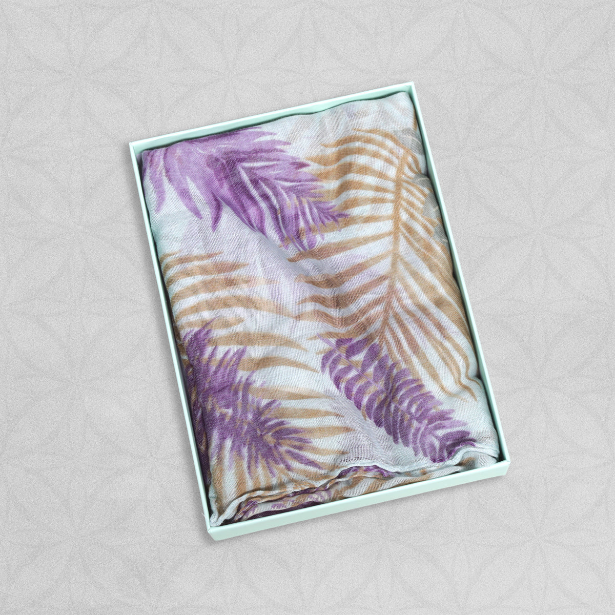 Weavermill Boxed Vintage Scarf " Fern " - Various Colours