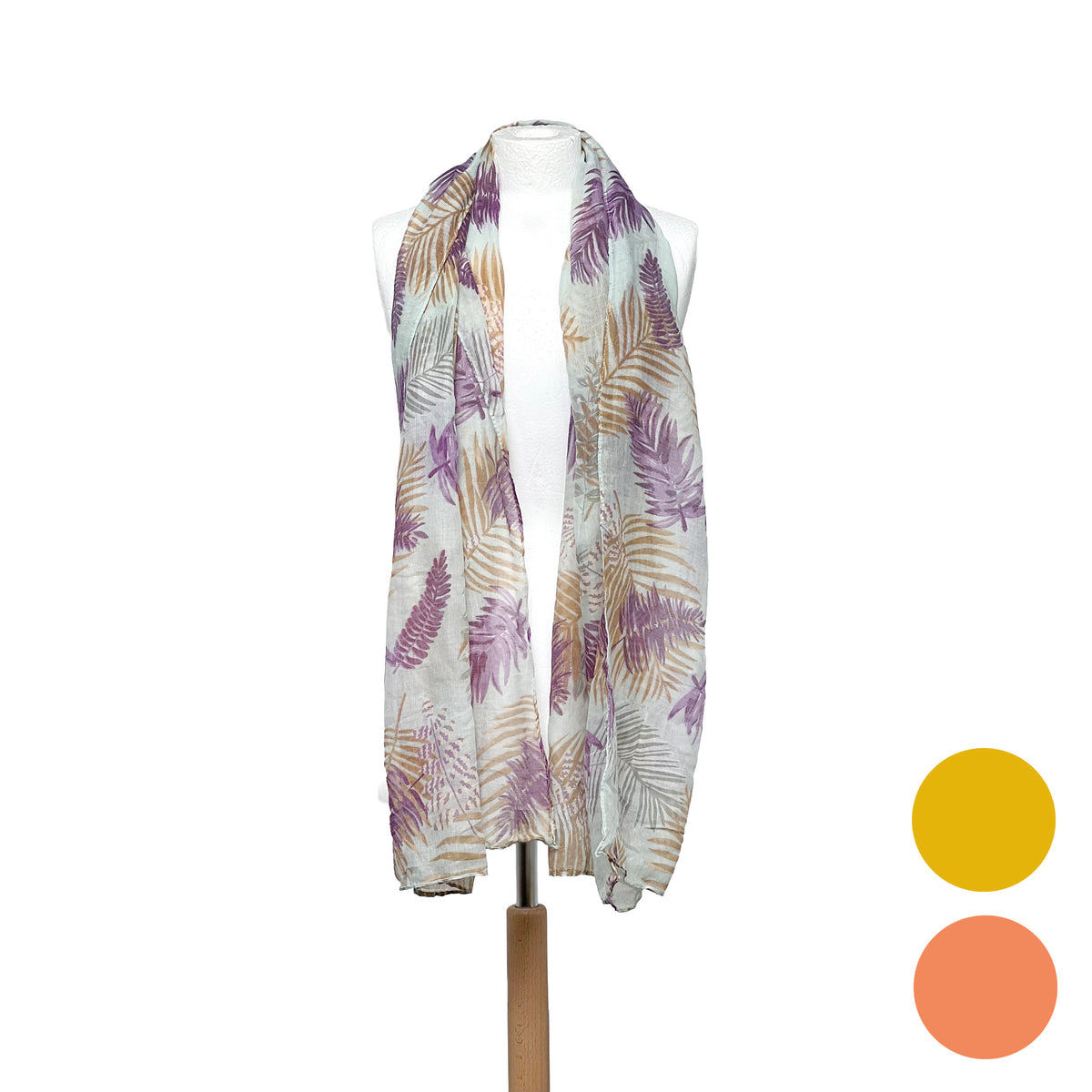 Weavermill Boxed Vintage Scarf " Fern " - Various Colours