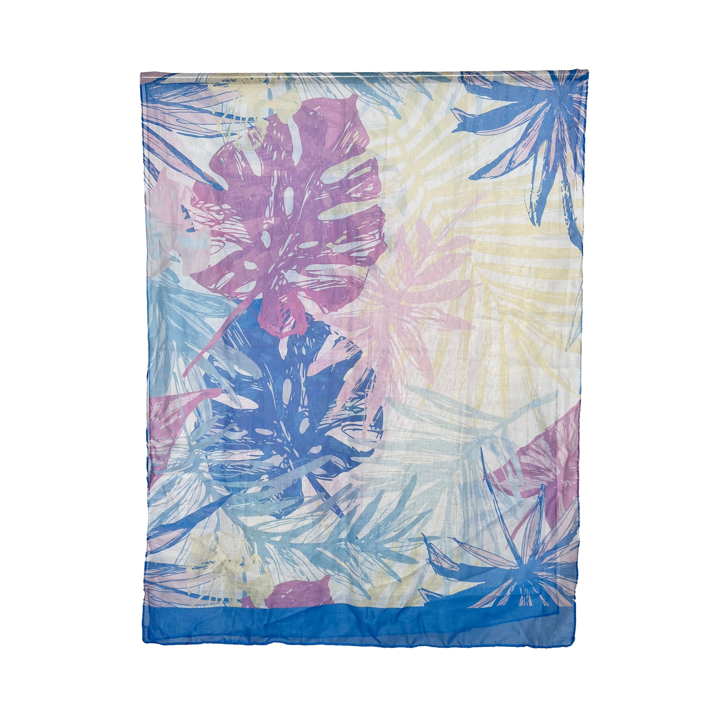 Weavermill Boxed Vintage Scarf " Palm Leaves " - Various Colours