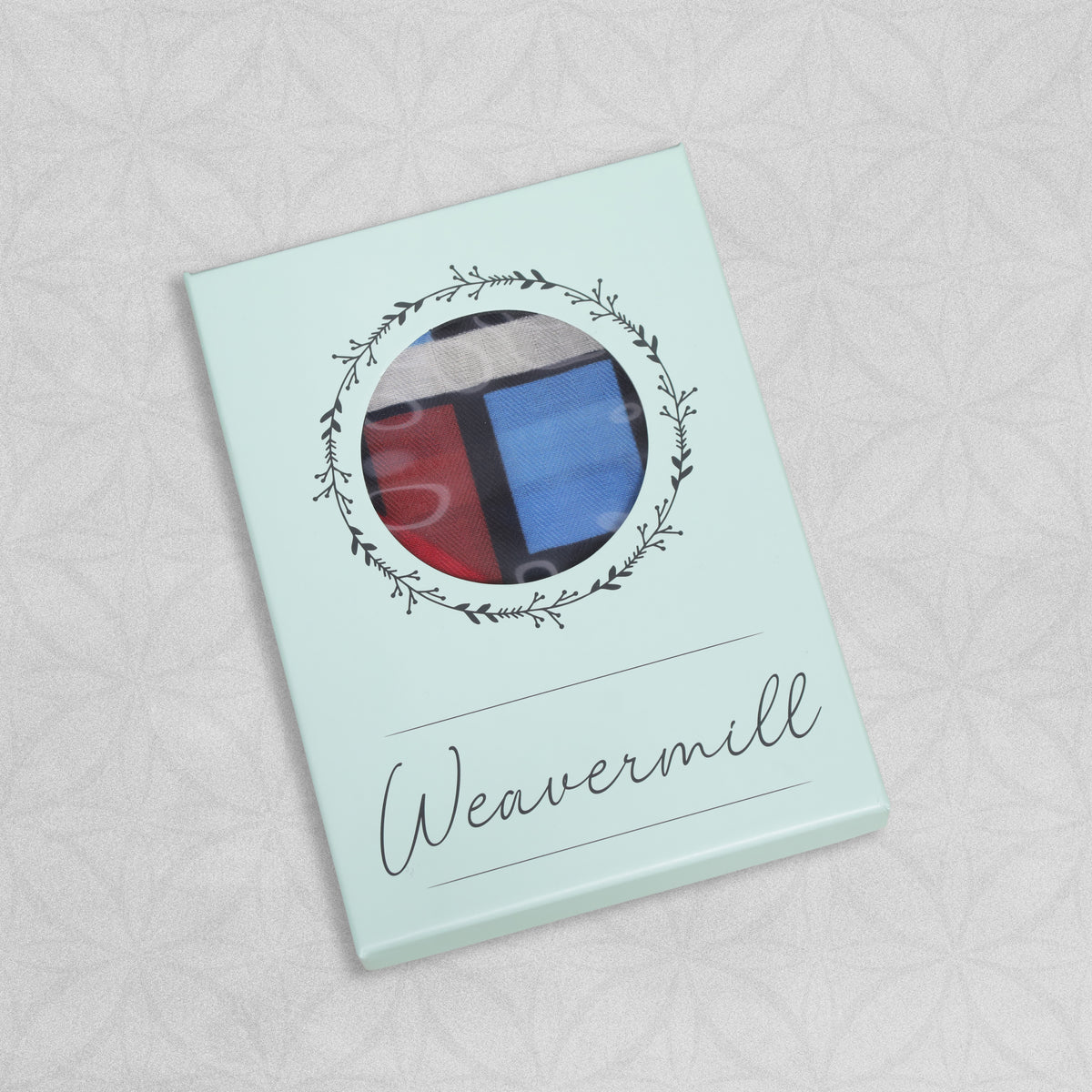 Weavermill Boxed Vintage Scarf " Geo Block " various colours