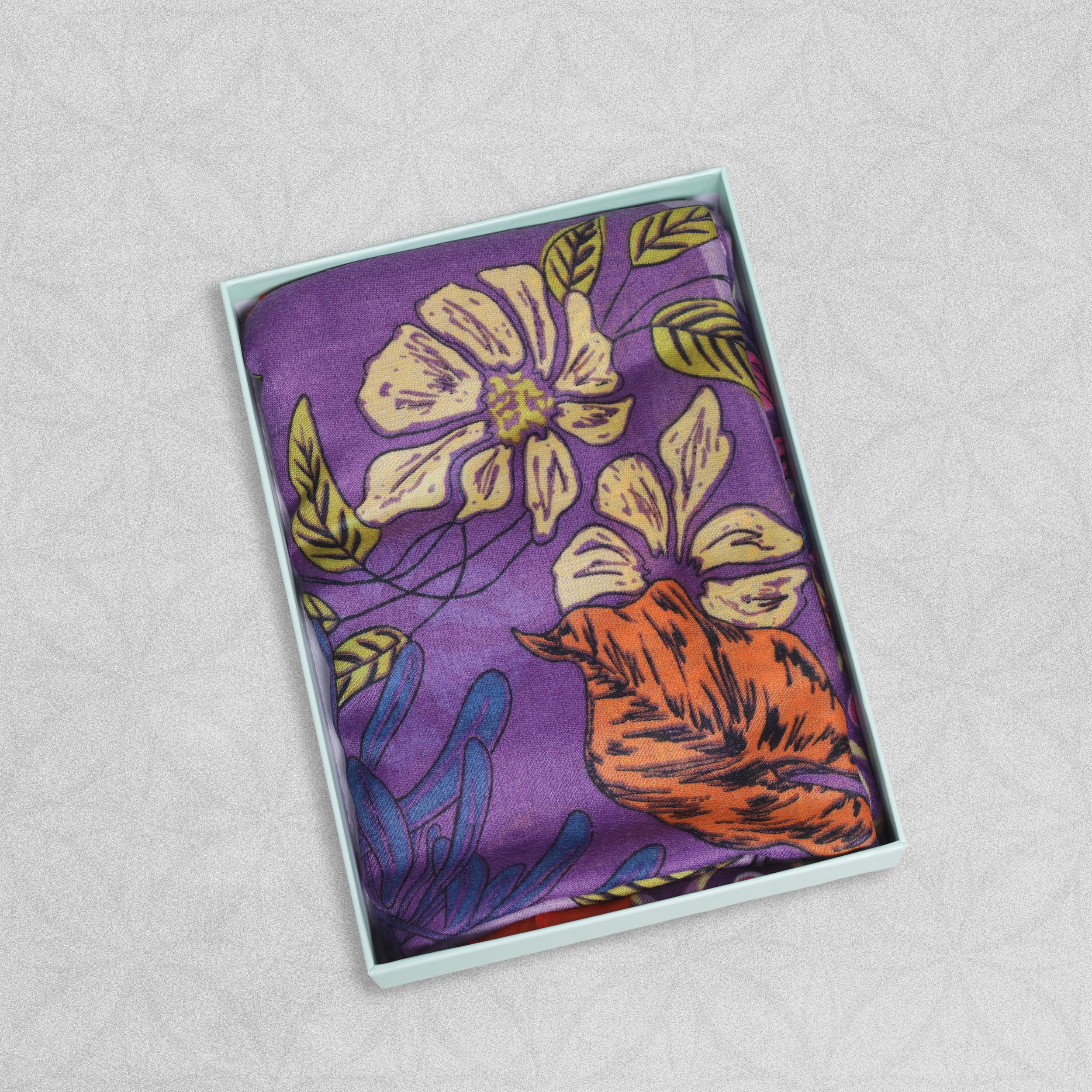 Weavermill Boxed Vintage Scarf "Exotic Botanical" - Various Colours