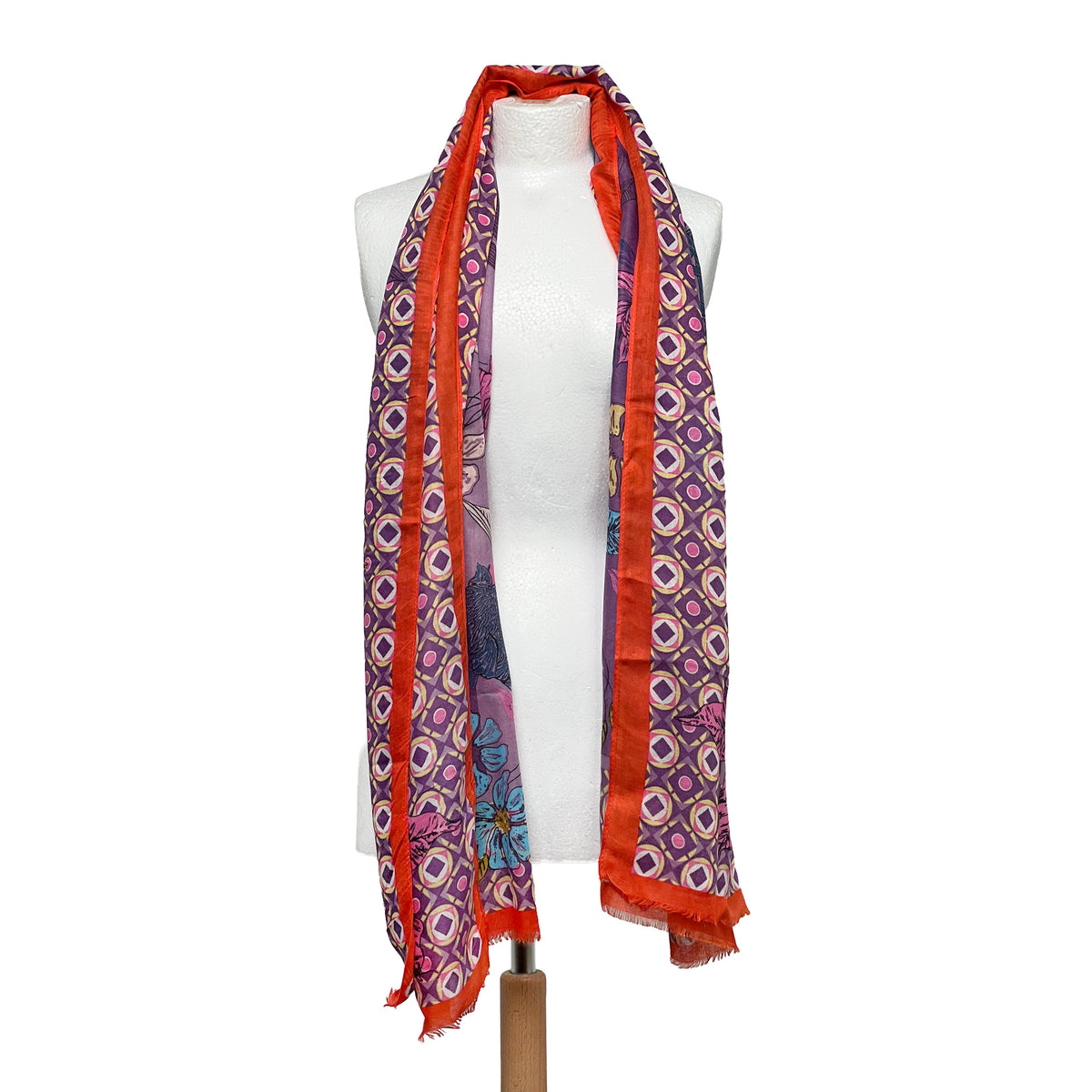 Weavermill Boxed Vintage Scarf "Exotic Botanical" - Various Colours