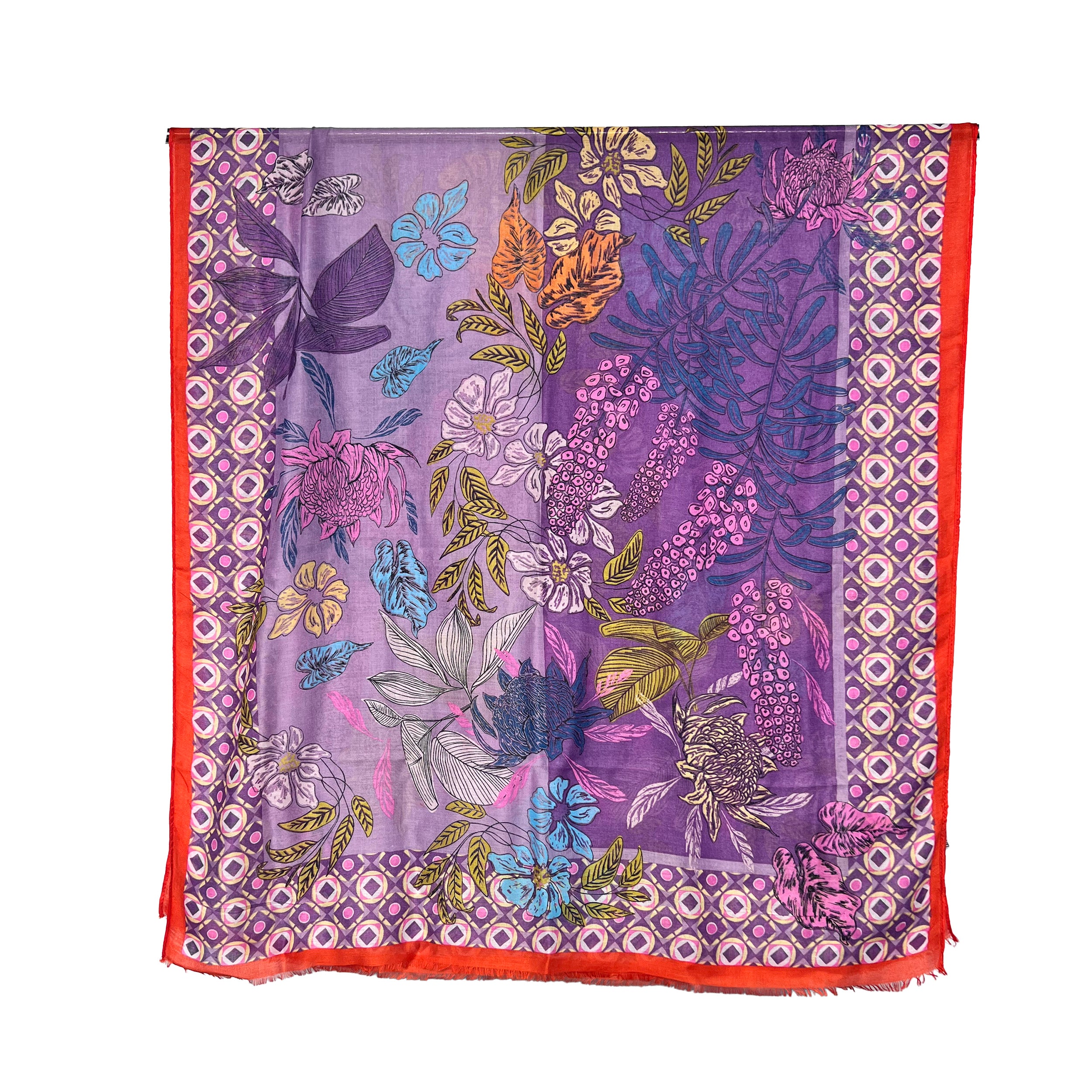 Weavermill Boxed Vintage Scarf "Exotic Botanical" - Various Colours