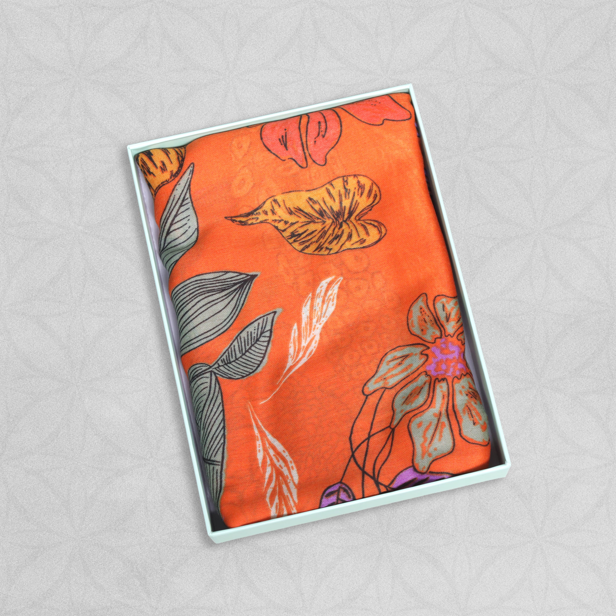 Weavermill Boxed Vintage Scarf "Exotic Botanical" - Various Colours