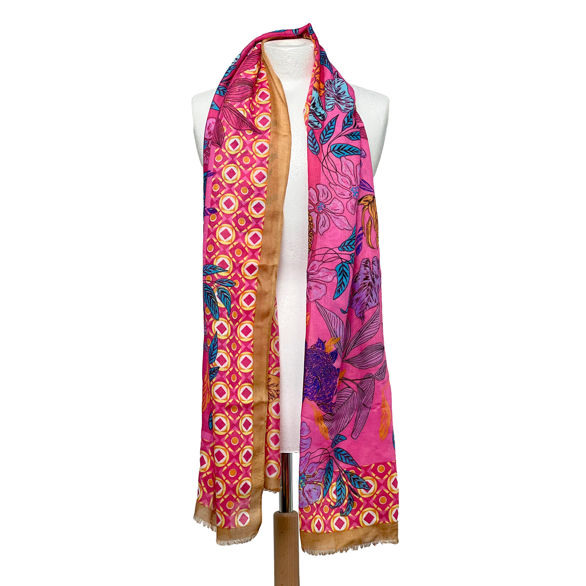 Weavermill Boxed Vintage Scarf "Exotic Botanical" - Various Colours