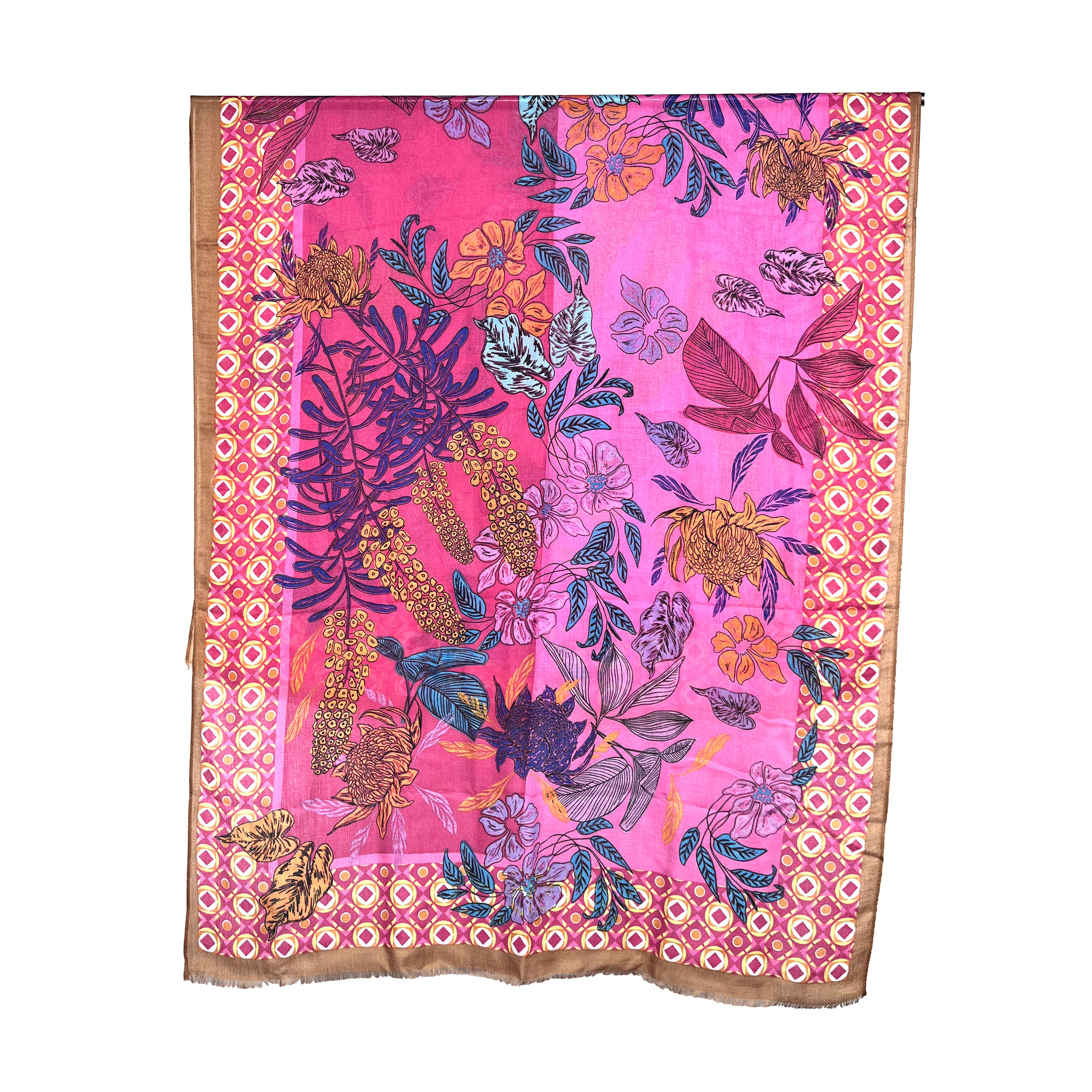 Weavermill Boxed Vintage Scarf "Exotic Botanical" - Various Colours