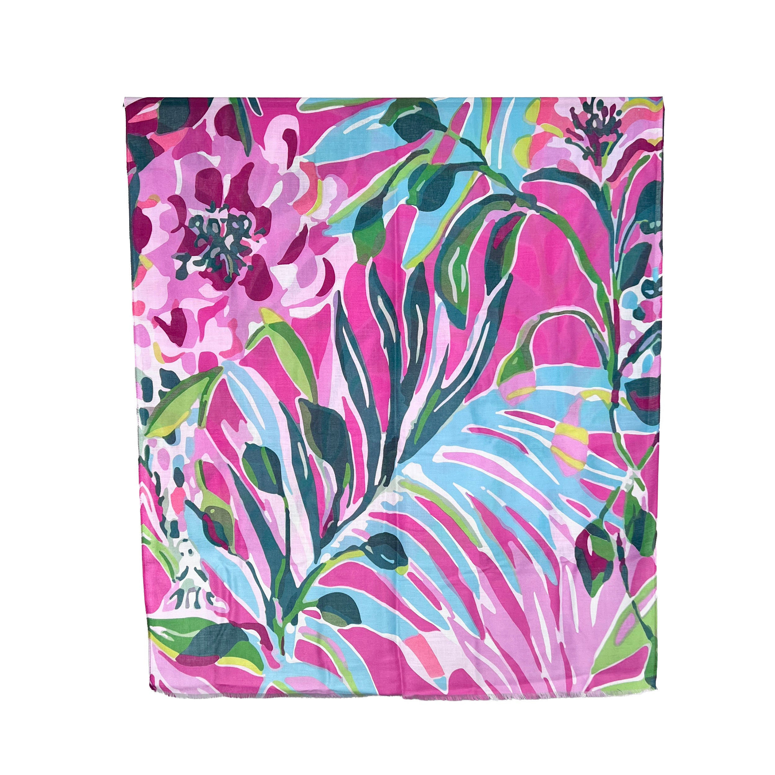 Weavermill Boxed Vintage Scarf " Tropical Floral" - Various Colours