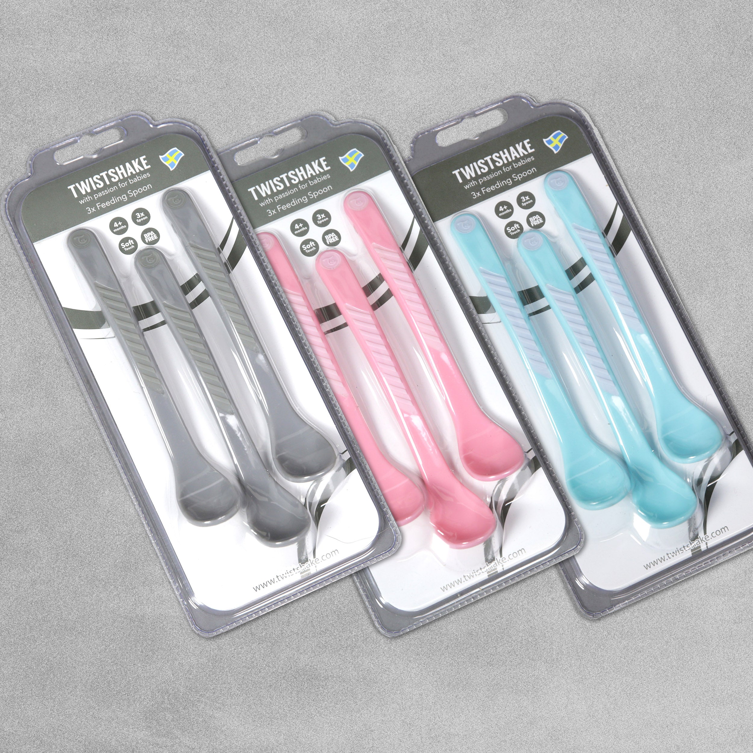 Twistshake Feeding Spoon - Pack of 3