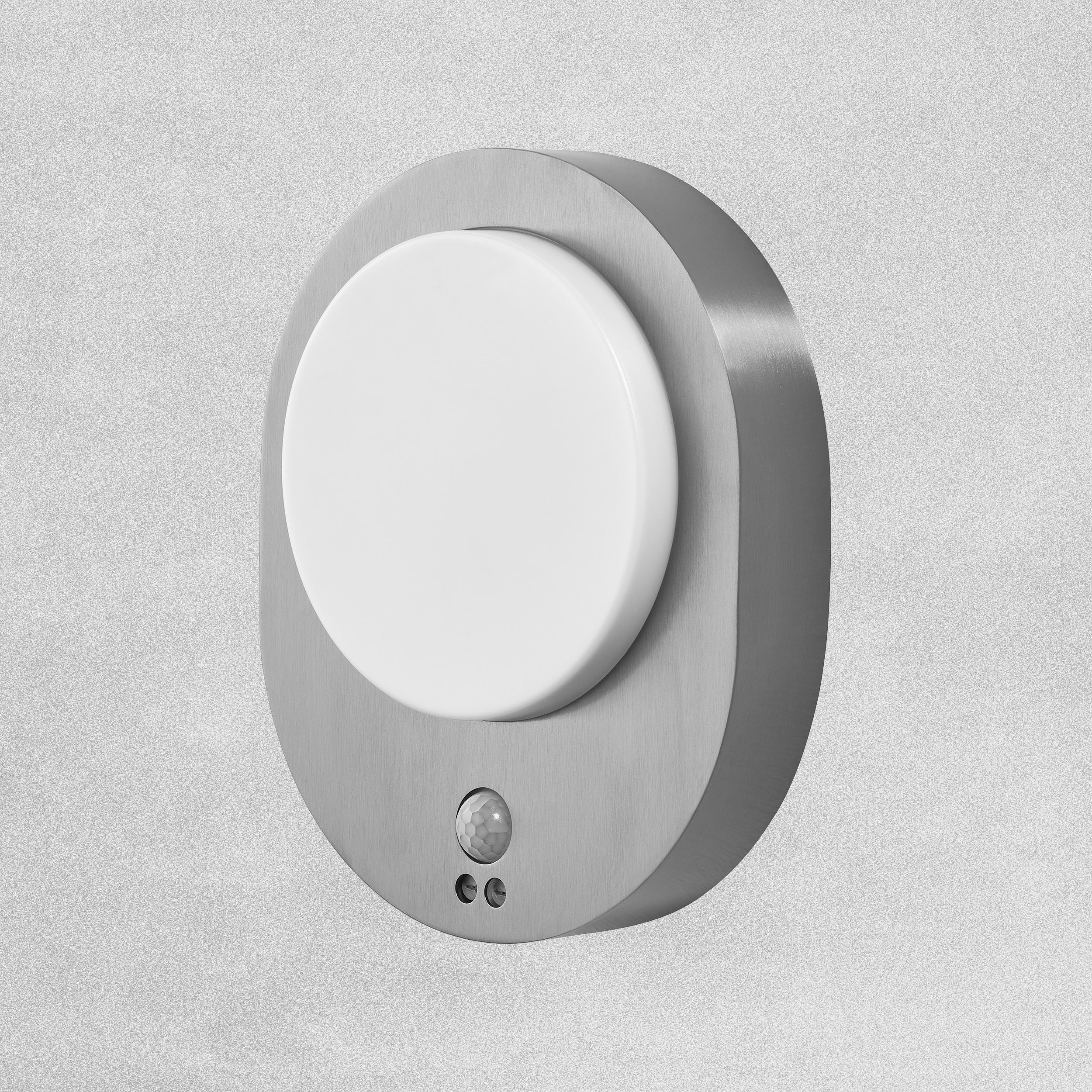Ledvance Endura Style Disc Wall Sensor Light 8w Stainless Steel Outdoor