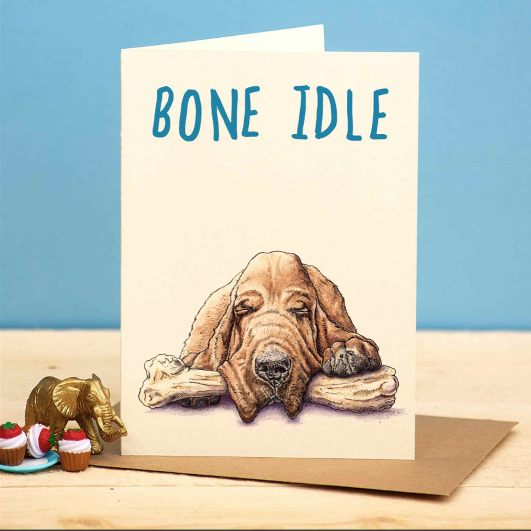 Bone Idle Card by Bewilderbeest