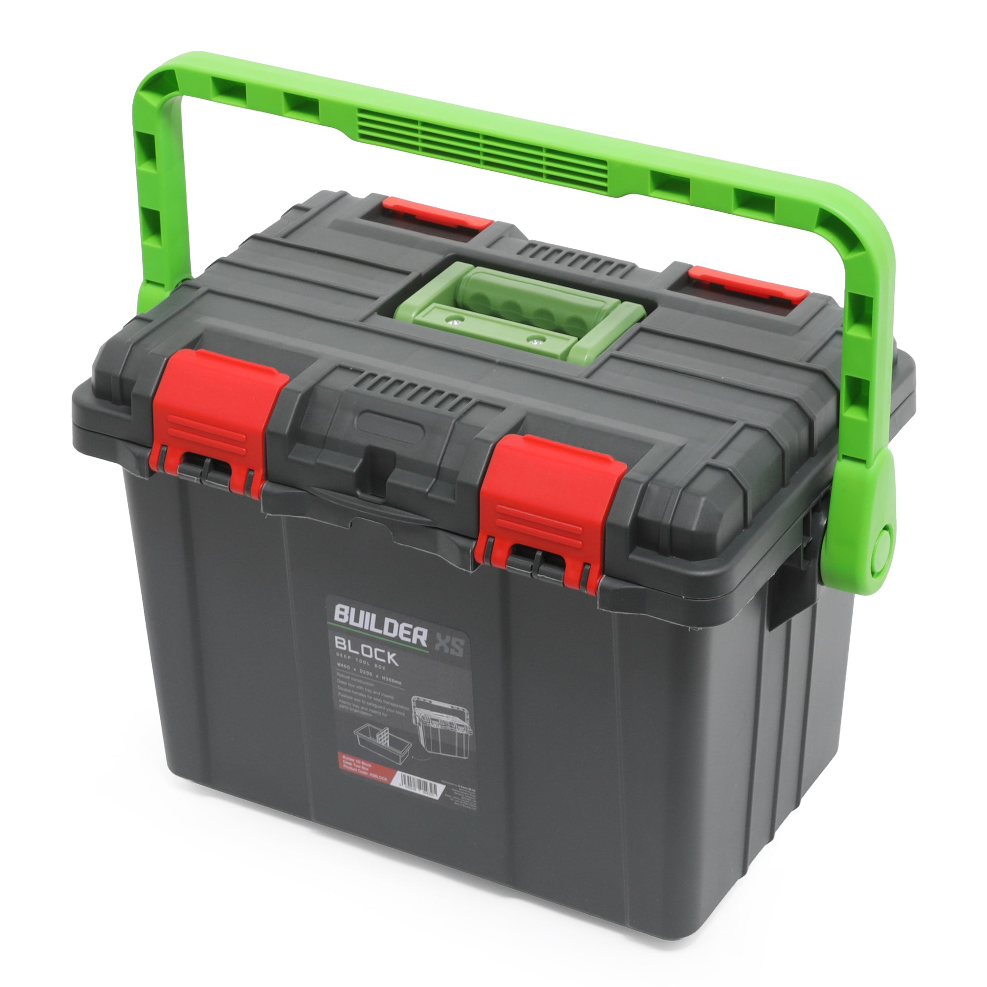 Builder Pro Block Deep Tool Box W460 x D290 x H300mm