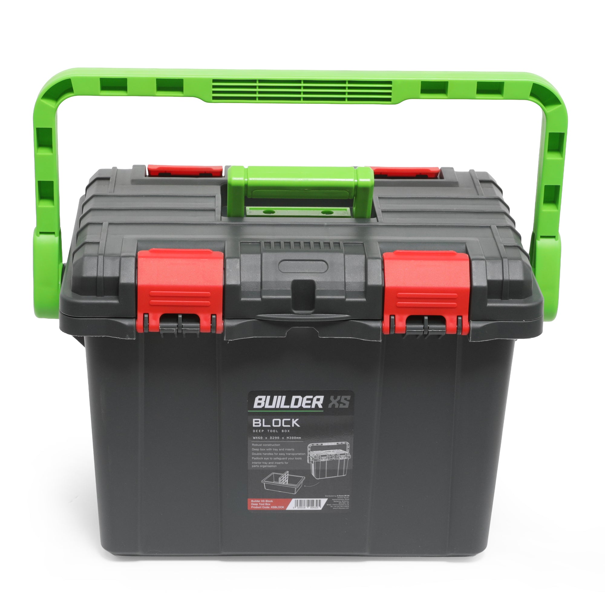 Builder Pro Block Deep Tool Box W460 x D290 x H300mm