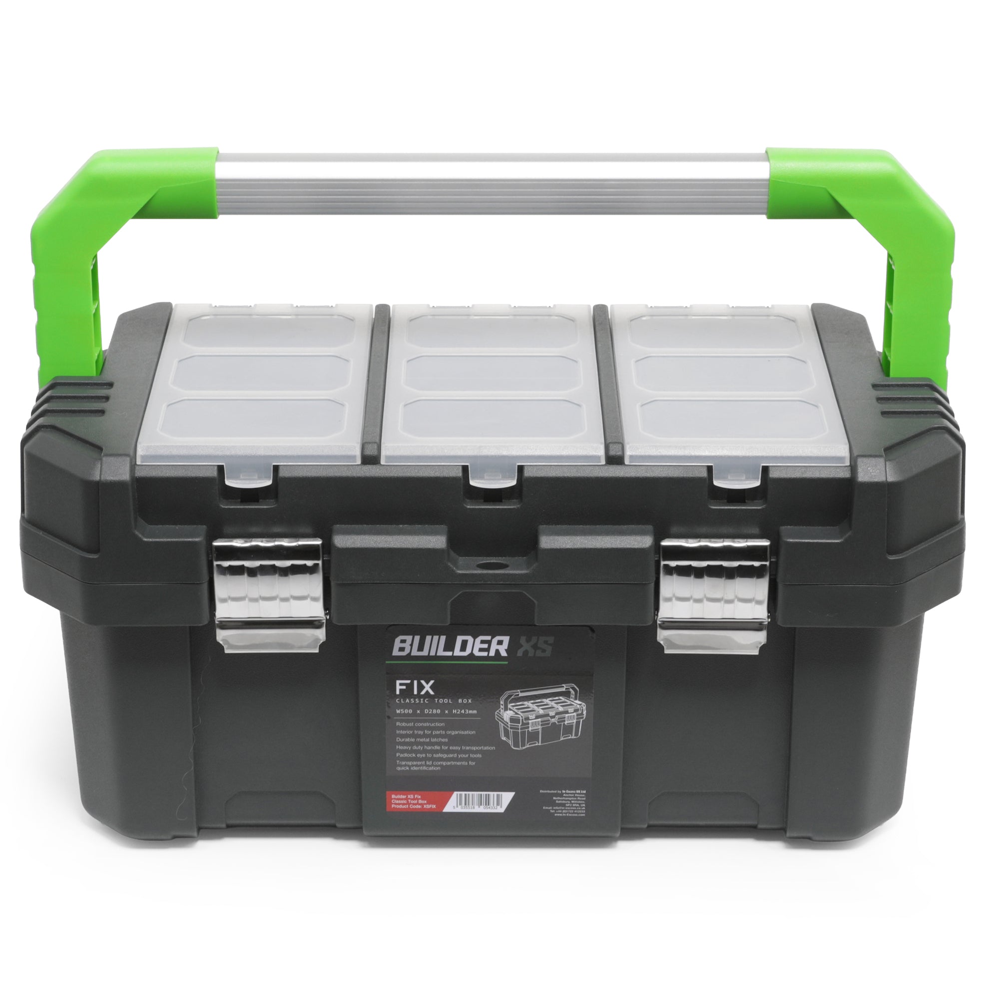 Builder Pro Fix Classic Tool Box W500 x D280 x H243mm