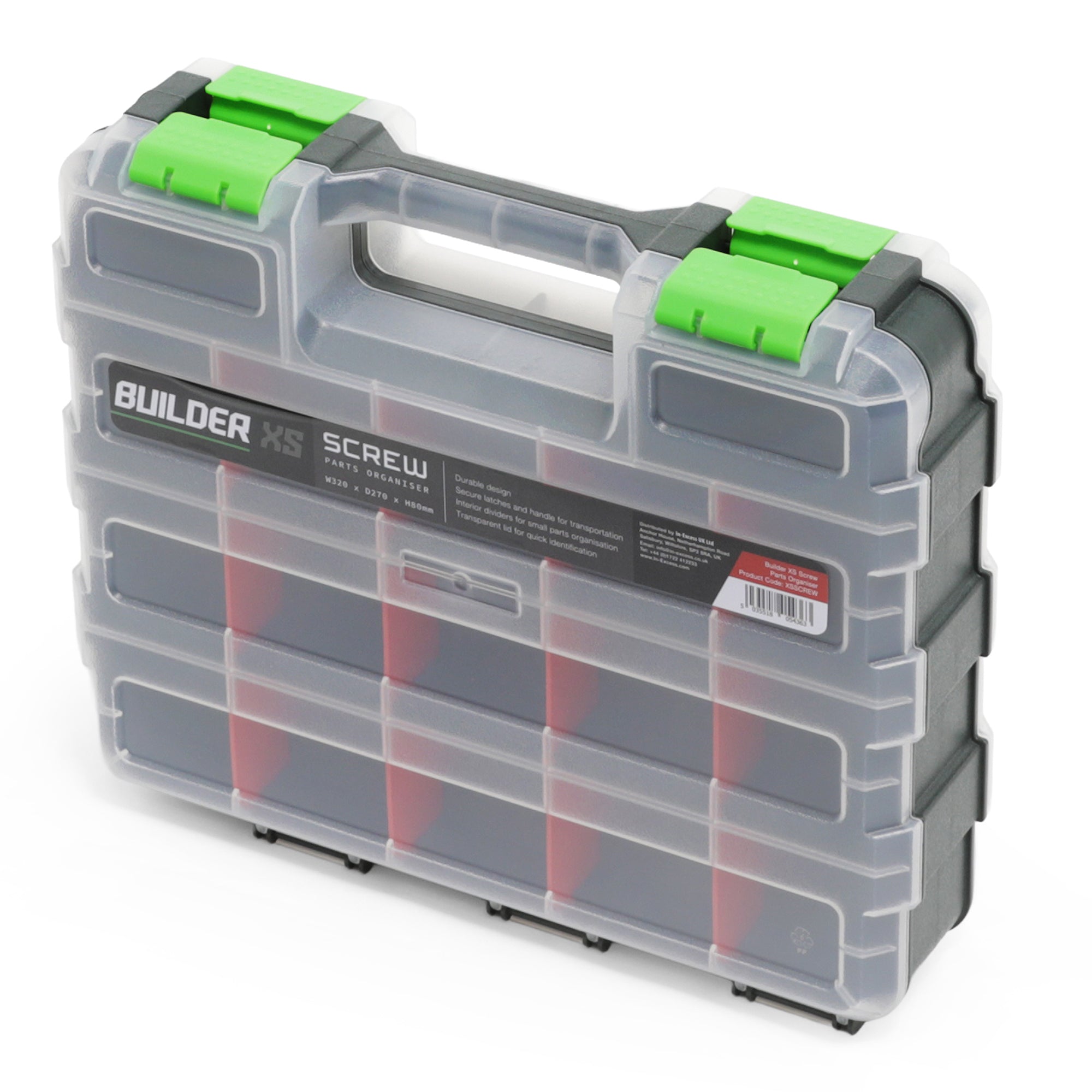 Builder Pro Screw Parts Organiser W320 x D270 x H80mm