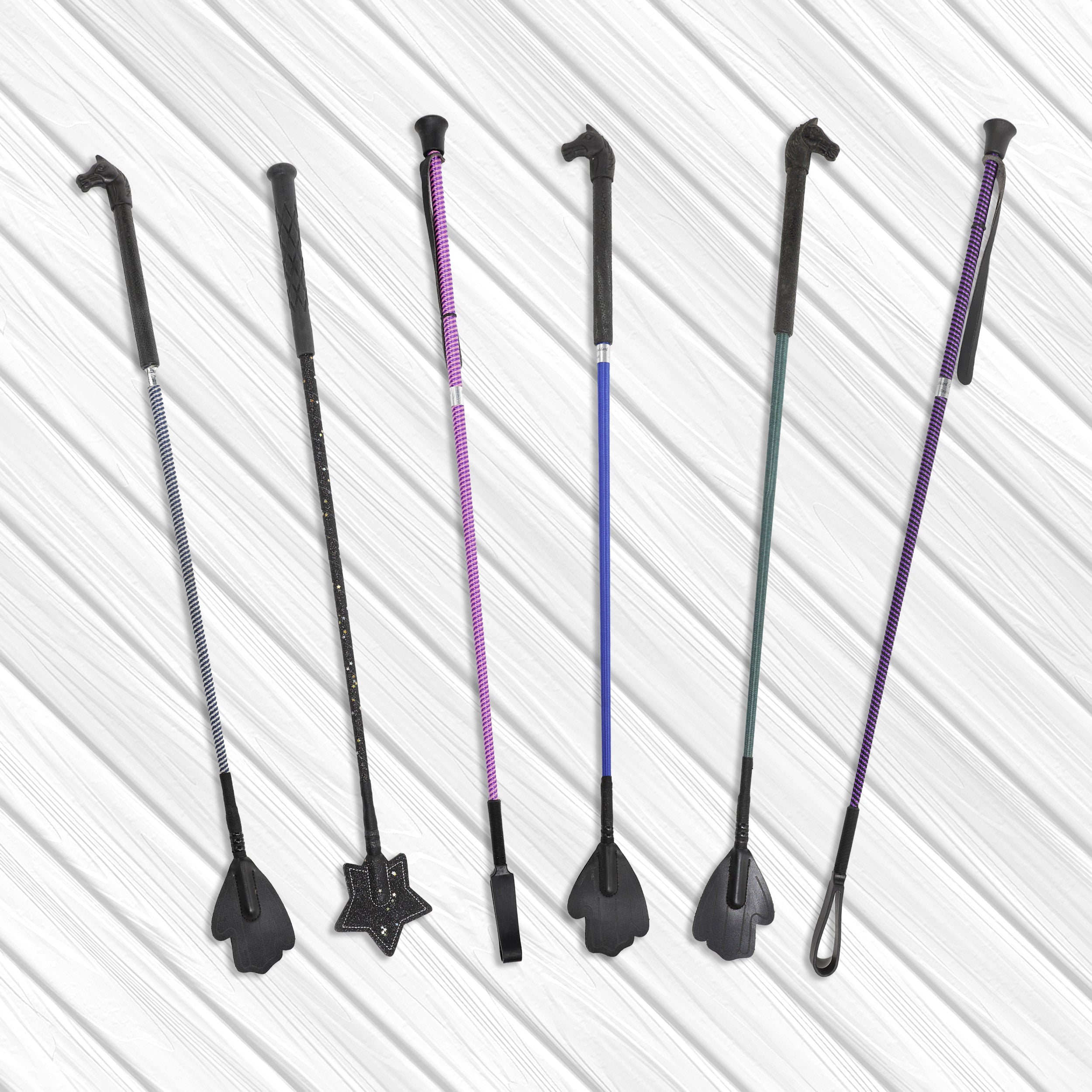 Edward Goddard Riding Whip - Assorted Design & Colour