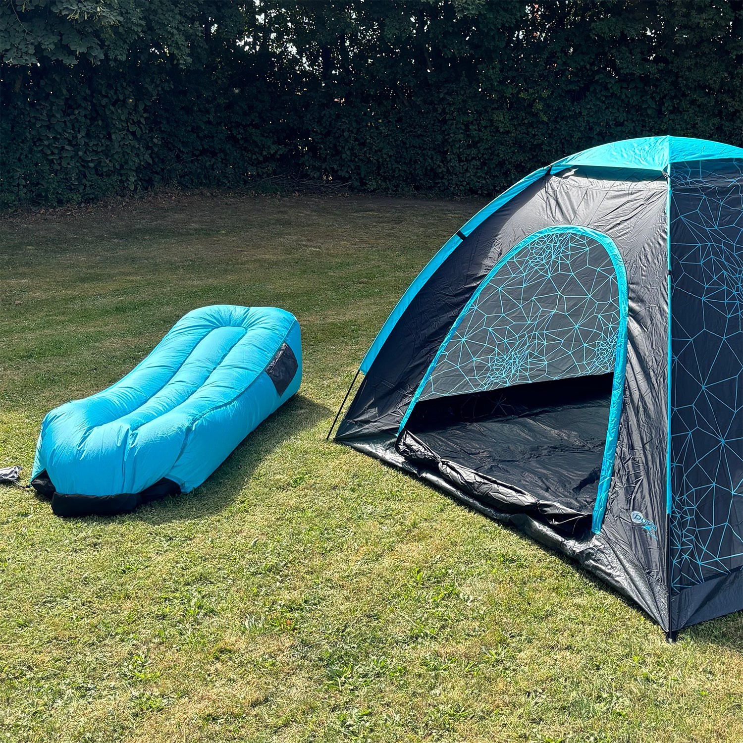 Portal Outdoor - Inflatable Camping Lounger - "Jersey" No Pump Required