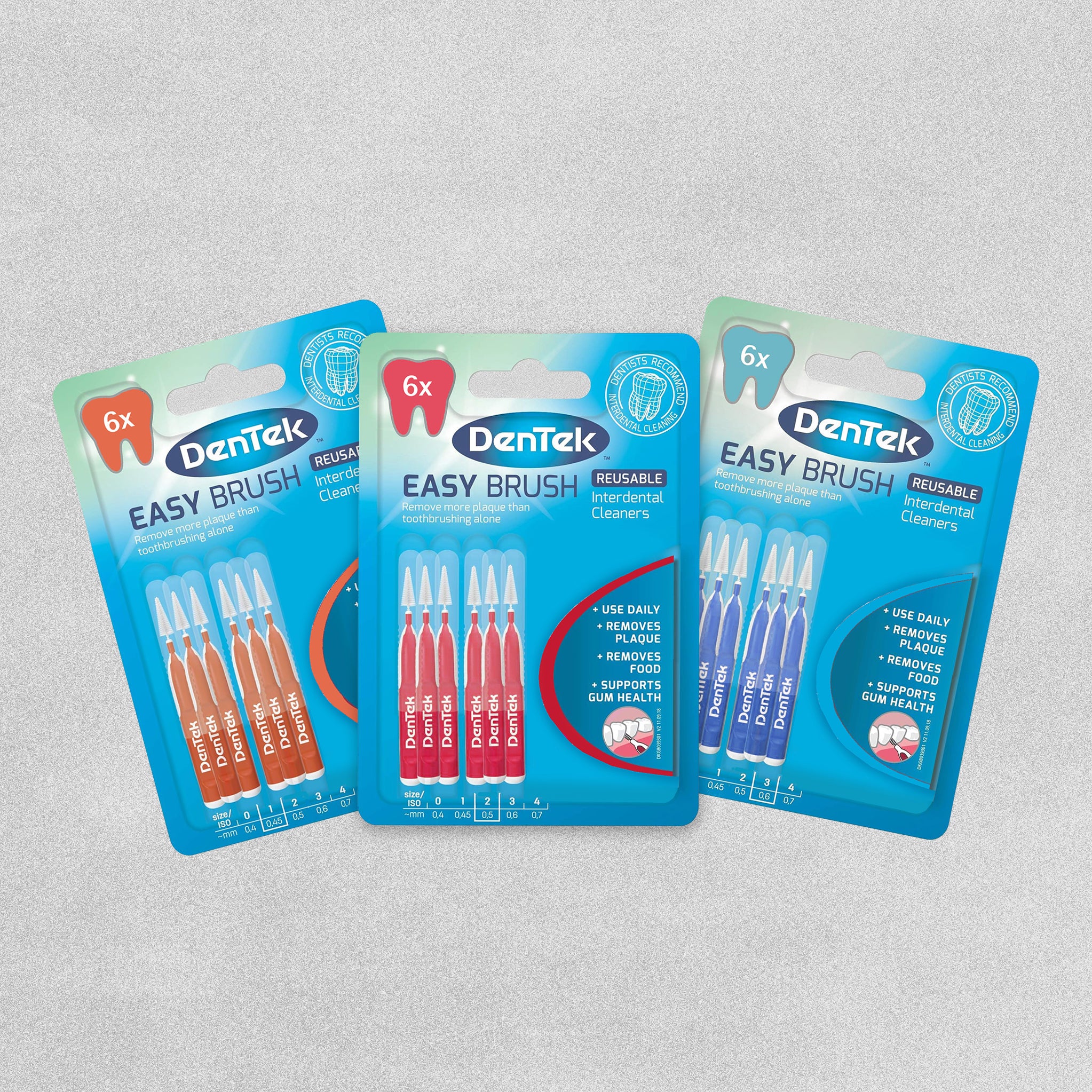 Dentek Easy Brush Reusable Interdental Brushes - Various Sizes Available