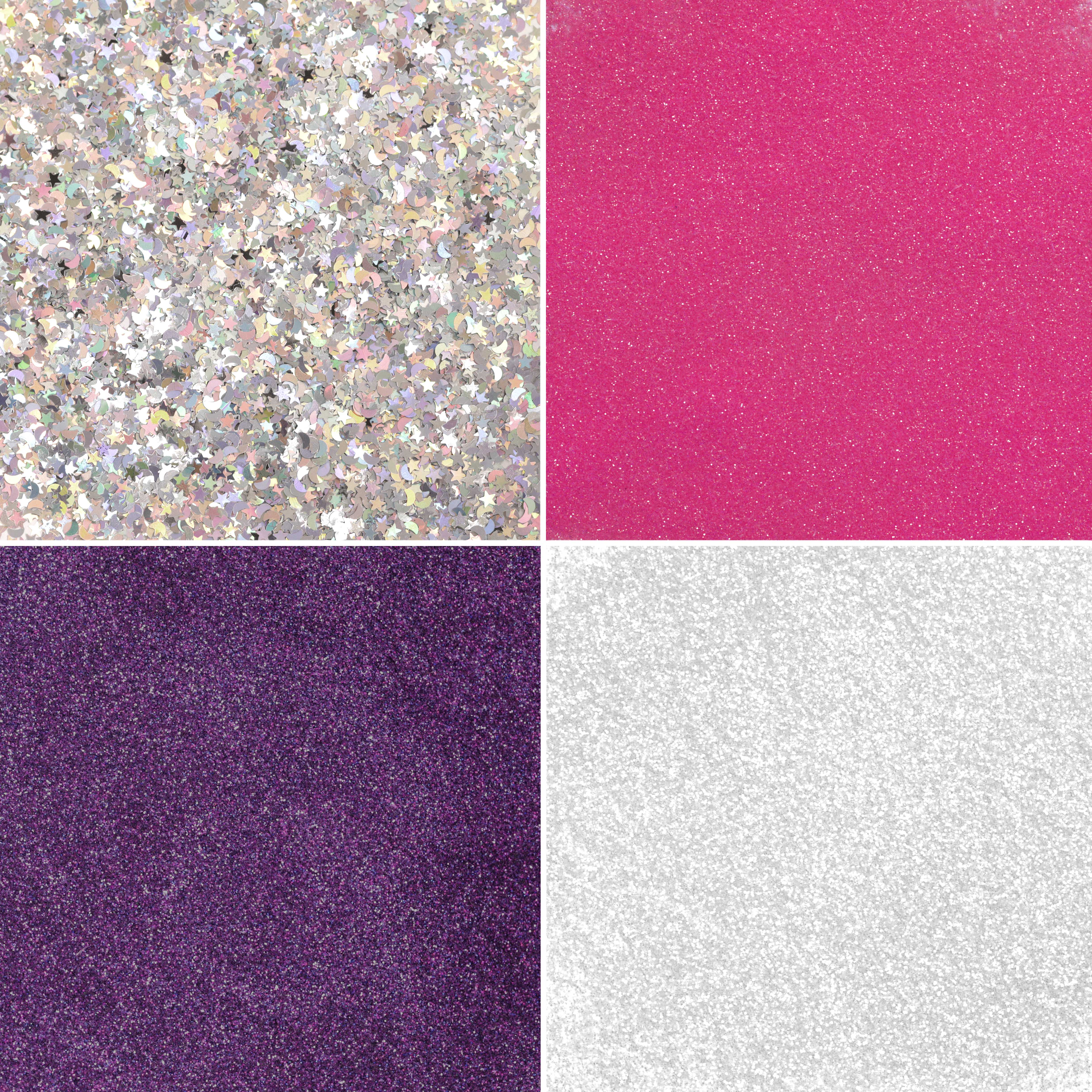 Hemway Set of 54 ULTRA SPARKLE Glitter Tubes - Premium ULTRA FINE Multipurpose Glitter