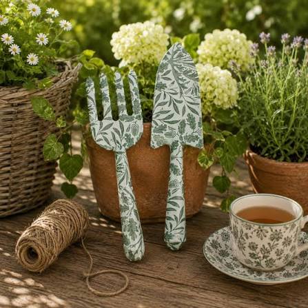 Gardeners Fork & Trowel Gift Set - William Morris Designs