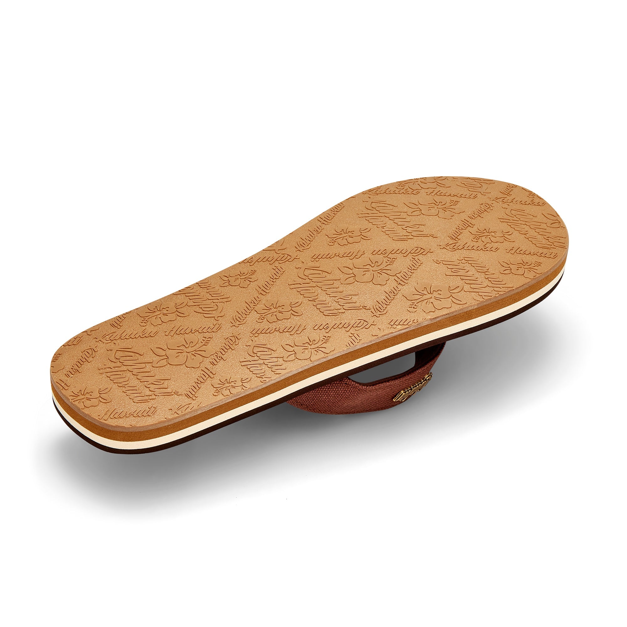 Slippahs Men's Flip-Flops - Brown Lizard