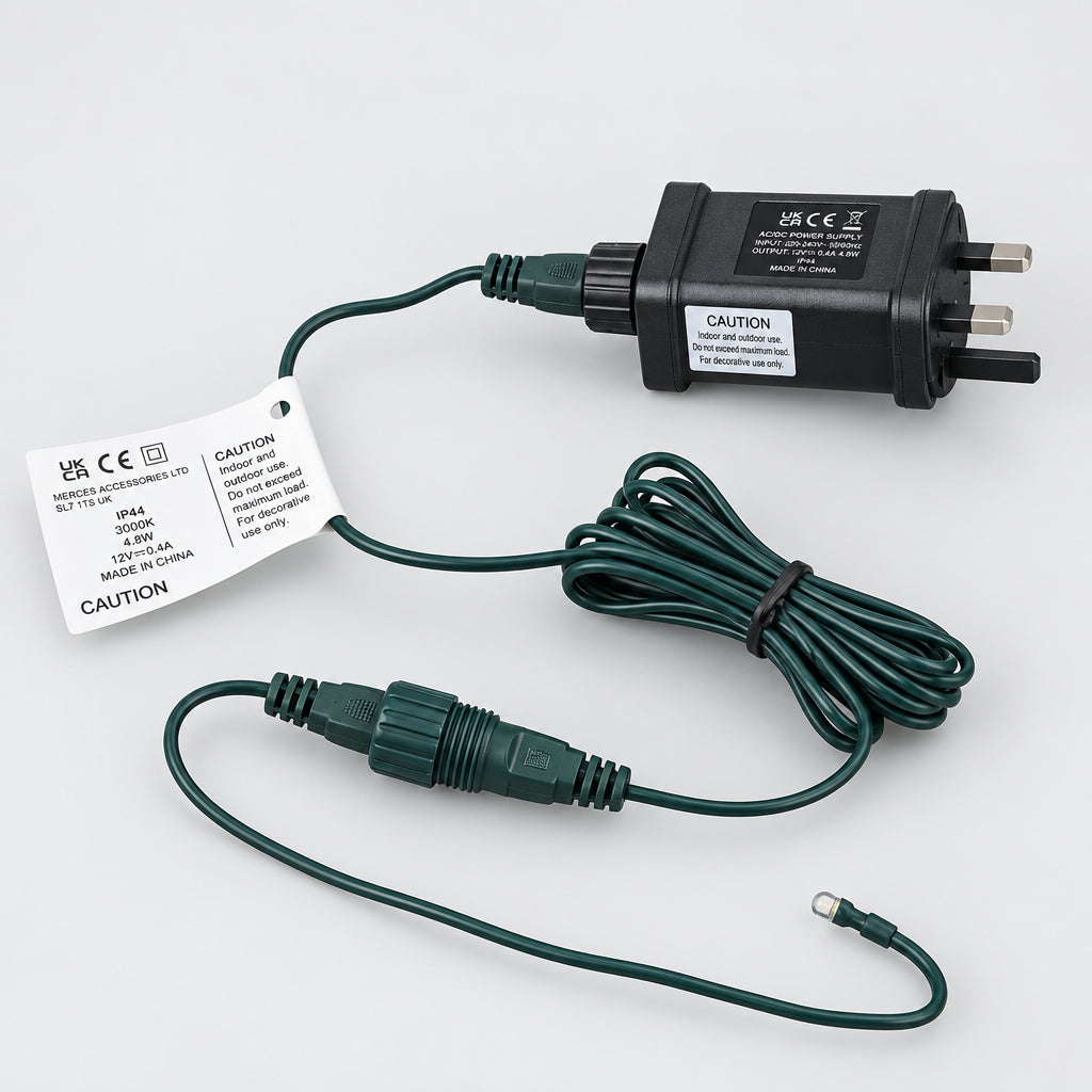 1320 Ultrabrite Indoor / Outdoor Multifunction Low Voltage LED String CLUSTER Lights - mains powered
