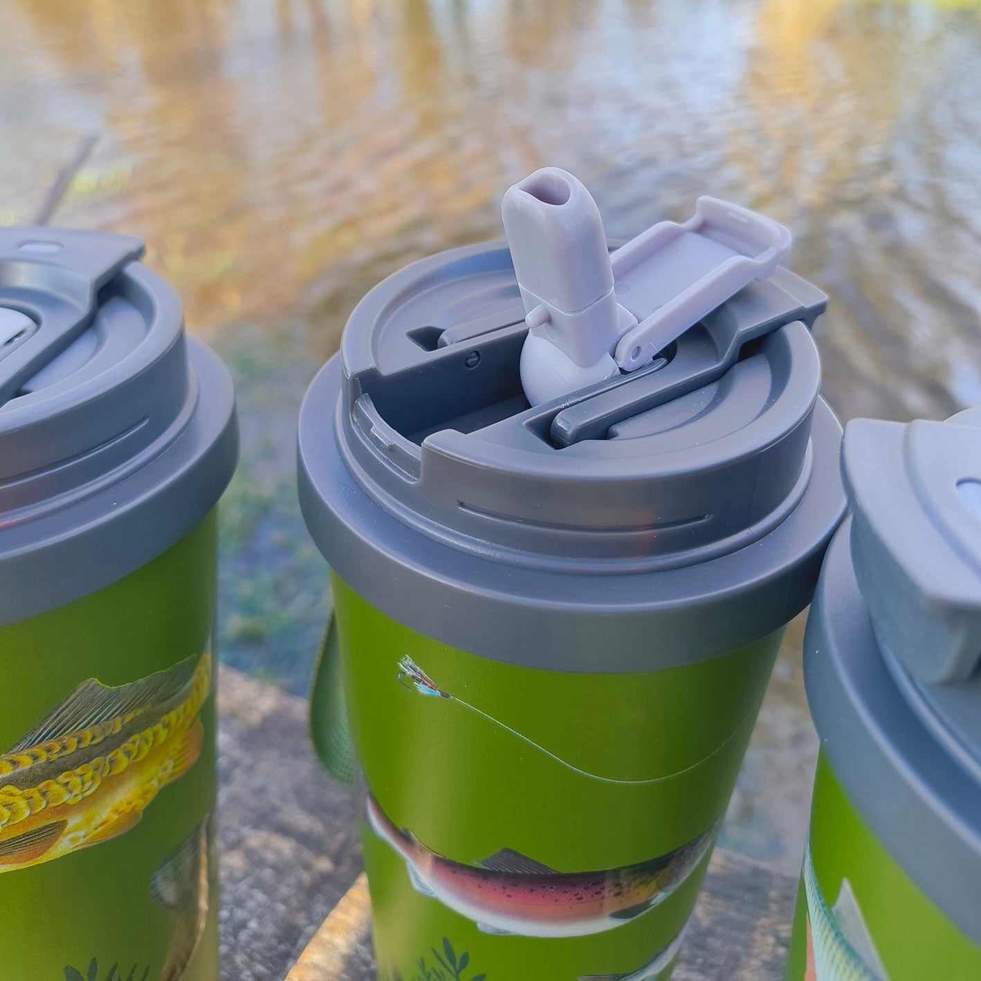 Luma Wilderness Insulated Tumbler 500ml - Fishing