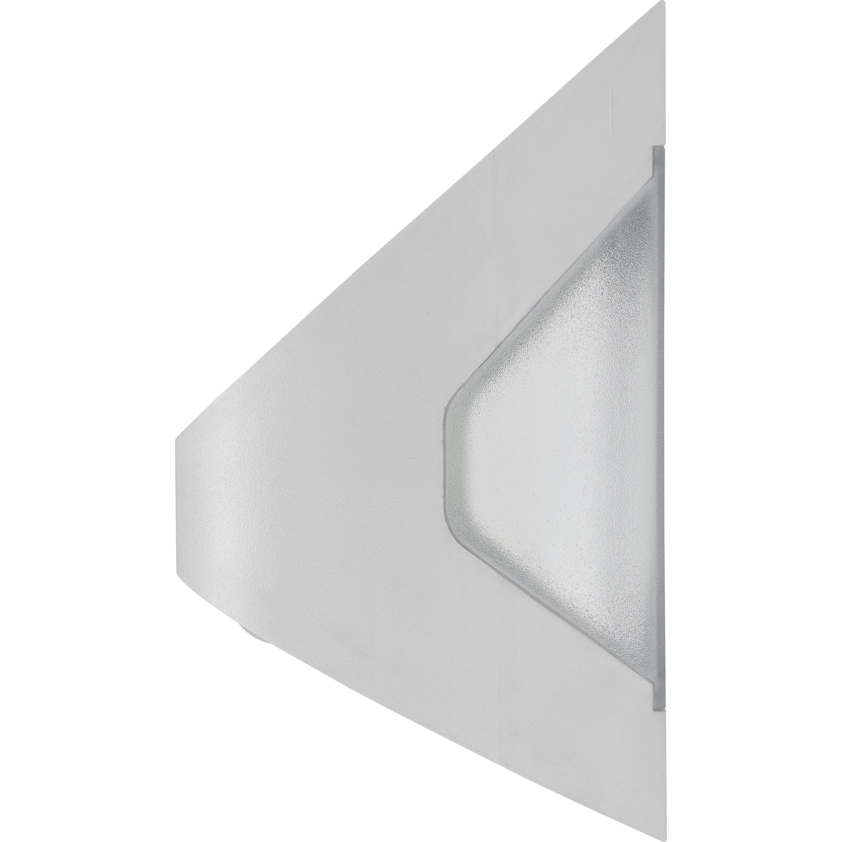Luceco Prysm Non-adjustable WHITE Battery & solar-powered LED 3W PIR With motion sensor Square Outdoor Wall light
