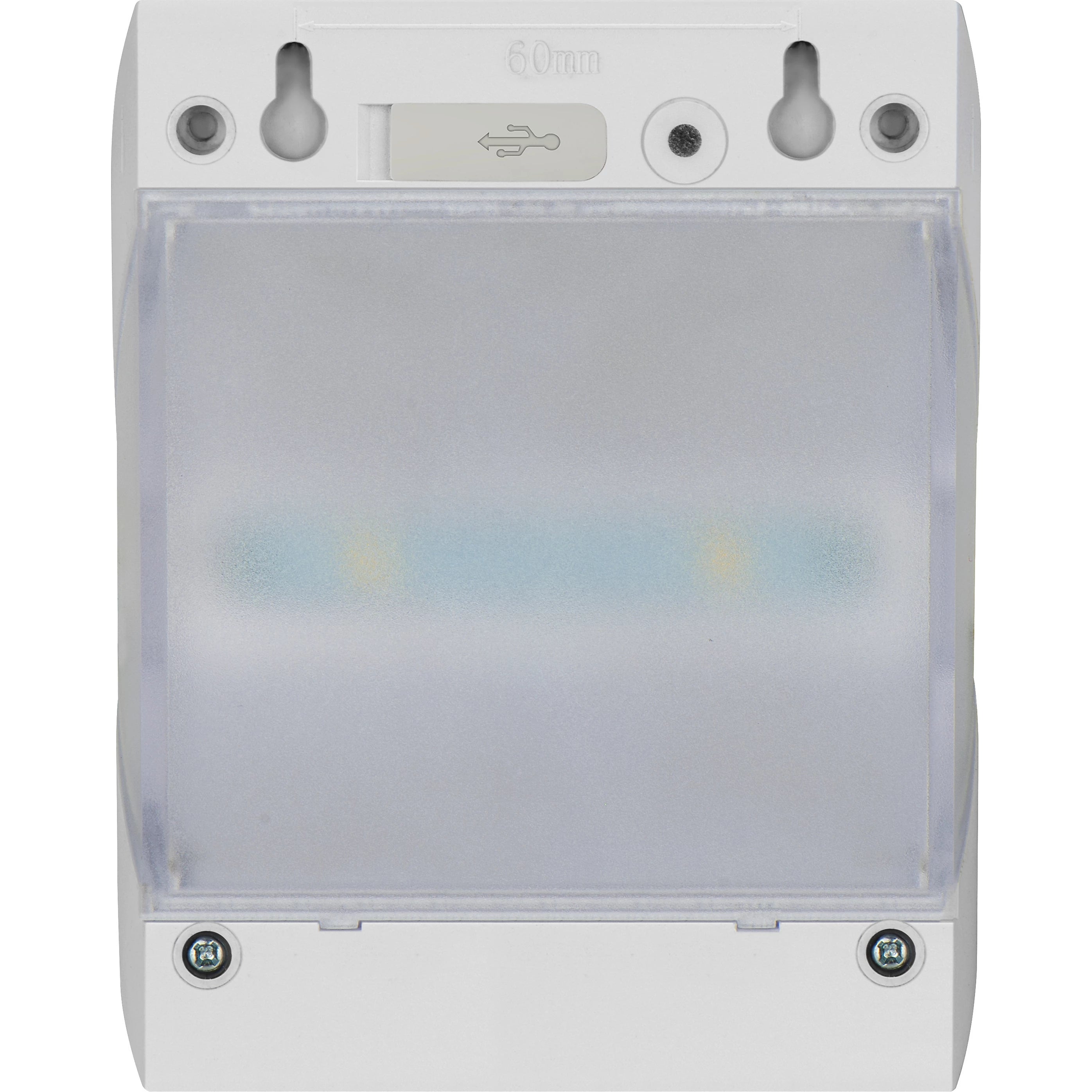 Luceco Prysm Non-adjustable WHITE Battery & solar-powered LED 3W PIR With motion sensor Square Outdoor Wall light