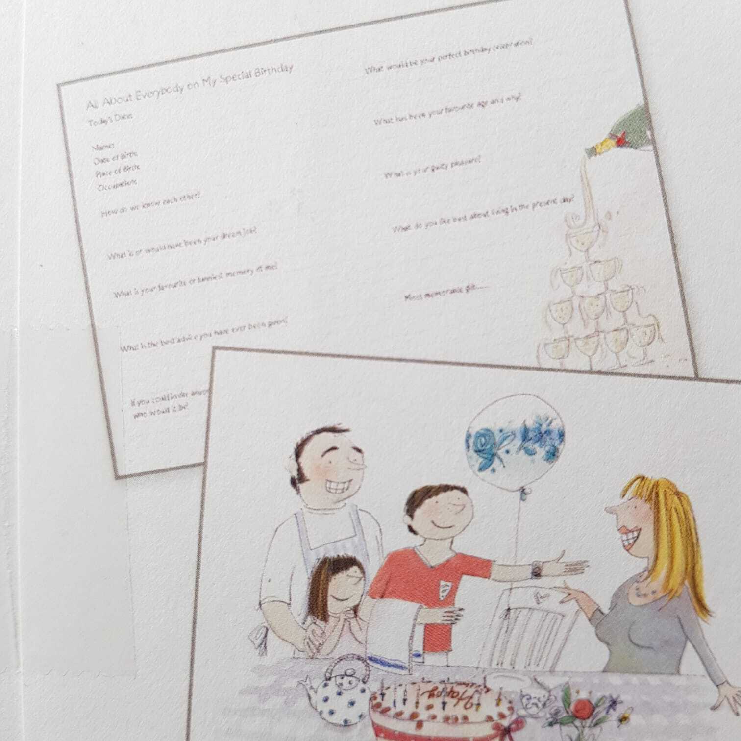 All About Everybody On My Special Birthday Memory Book