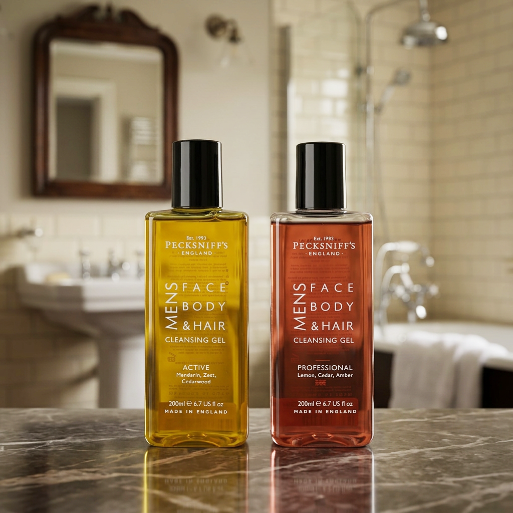 Pecksniff's Men's 3-in-1 Cleansing Gel - Various Scents Available