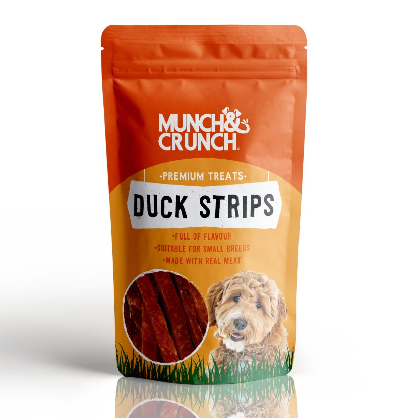 Munch Crunch Duck Strips 70g Dog Treats