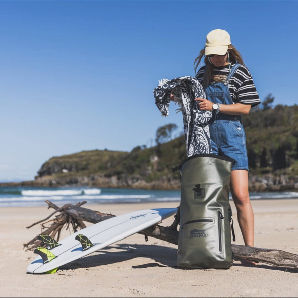 Crocpak Odyssey Roll Top Backpack - Protective Waterproof Bag