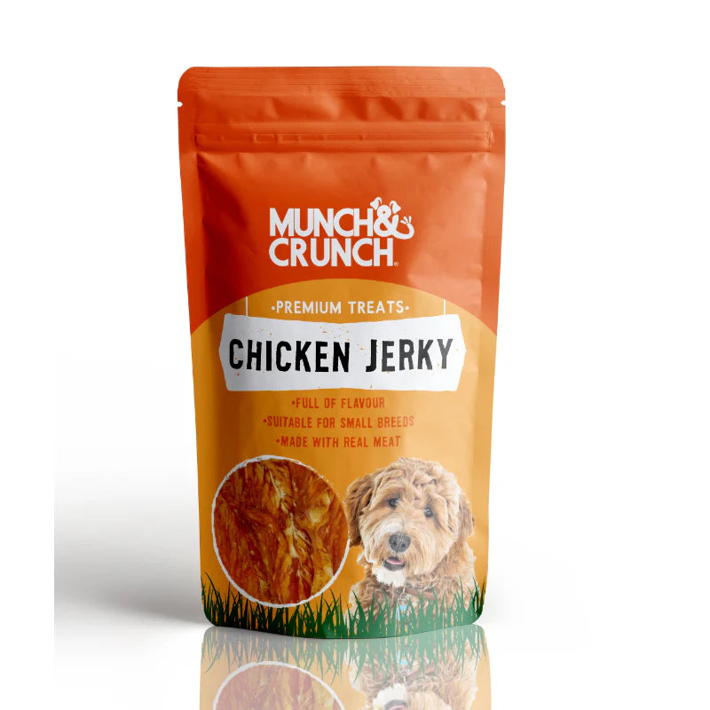 Munch Crunch Chicken Jerky 70g Dog Treats