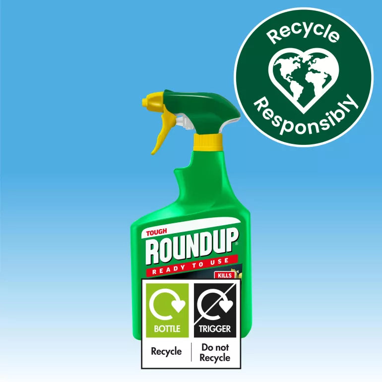 Fast Action Roundup TOUGH Weedkiller 1L Ready To Use for Nettles, Brambles, Thistles & Dock