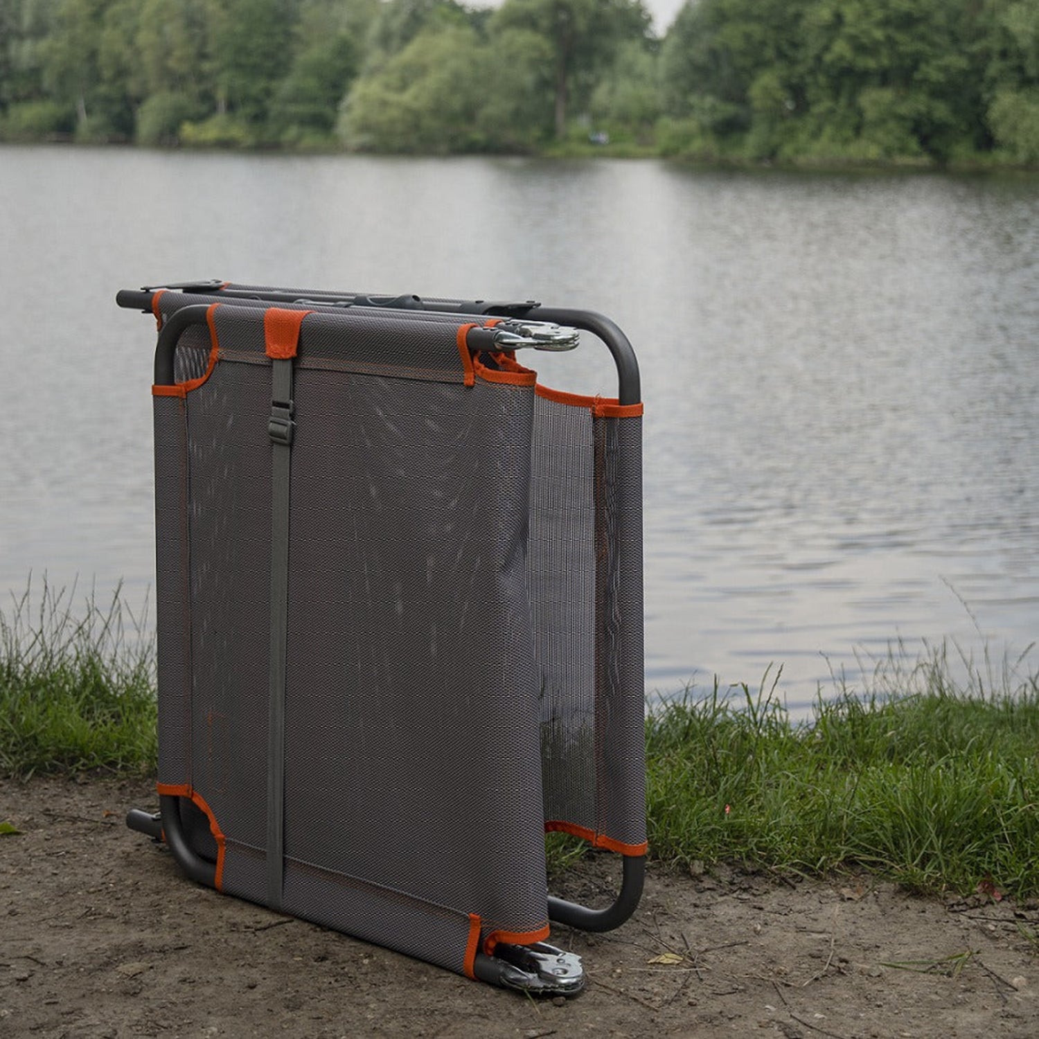 Portal Outdoor - Ava Camping Lounger Classic Grey/Orange