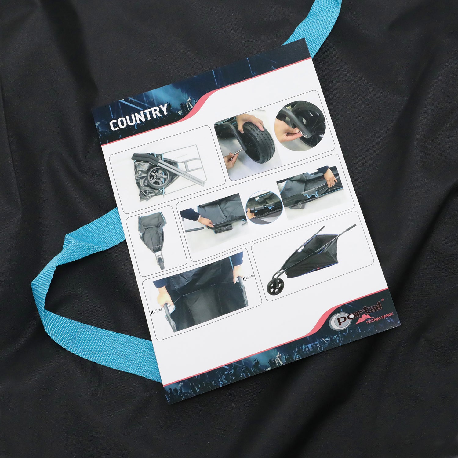 Portal Outdoor Country Portable / Collapsible Wheelbarrow