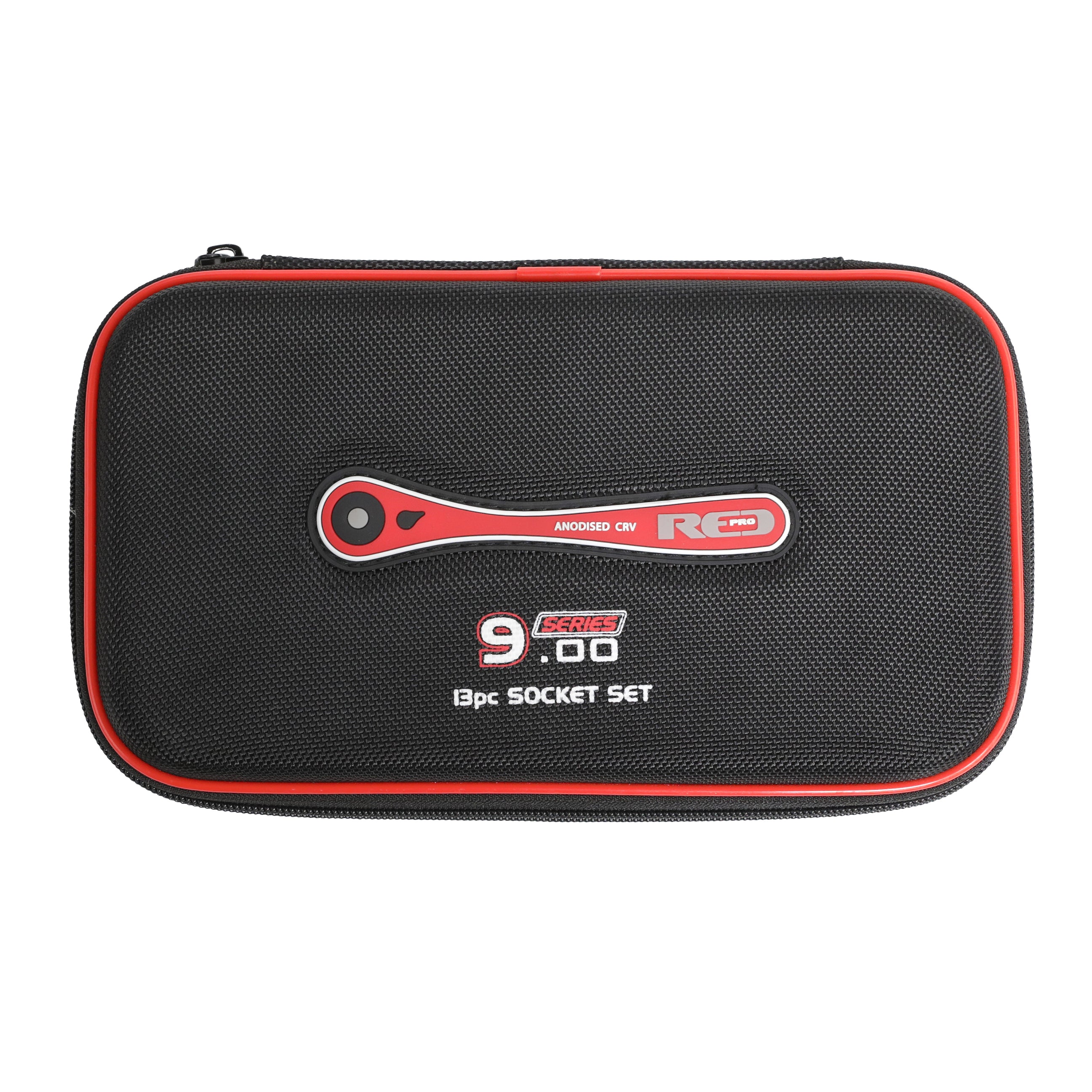 Red Pro Tools 13pc Socket Set 3/8" Drive (9.00 Series) - Red