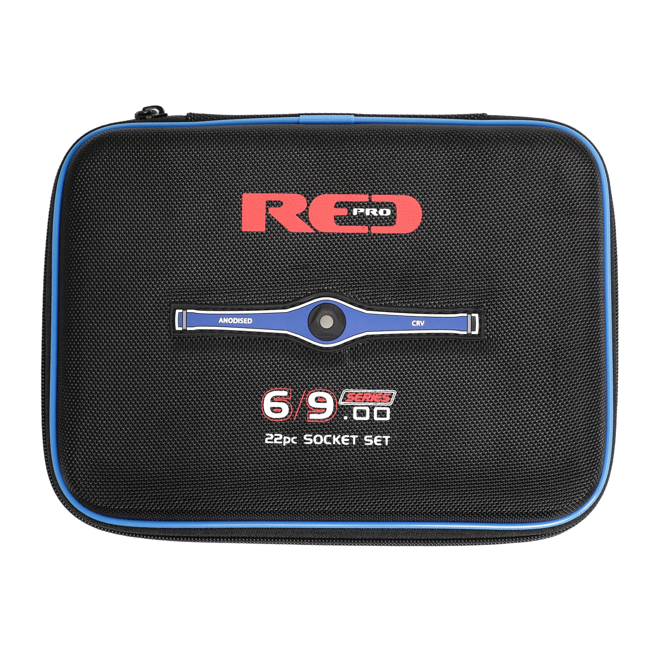 Red Pro Tools 22pc Socket Set 1/4" & 3/8" Drive (6/9.00 Series) - Blue