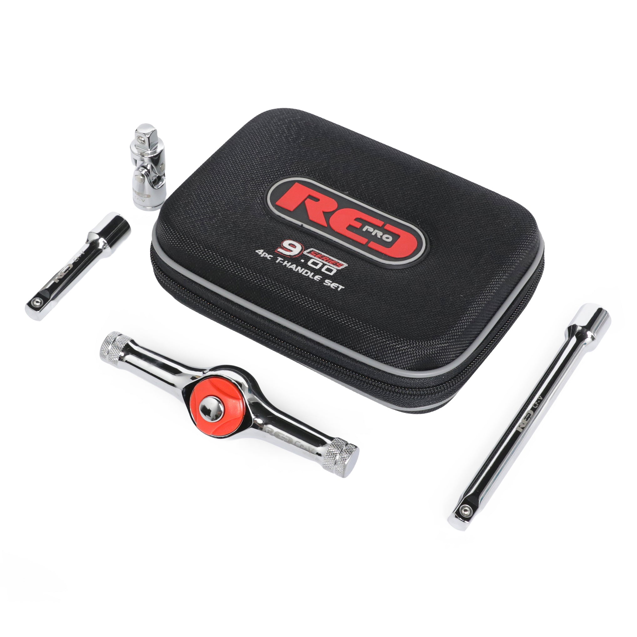 Red Pro Tools 4pc T-Handle Set 3/8" Drive (9.00 Series)