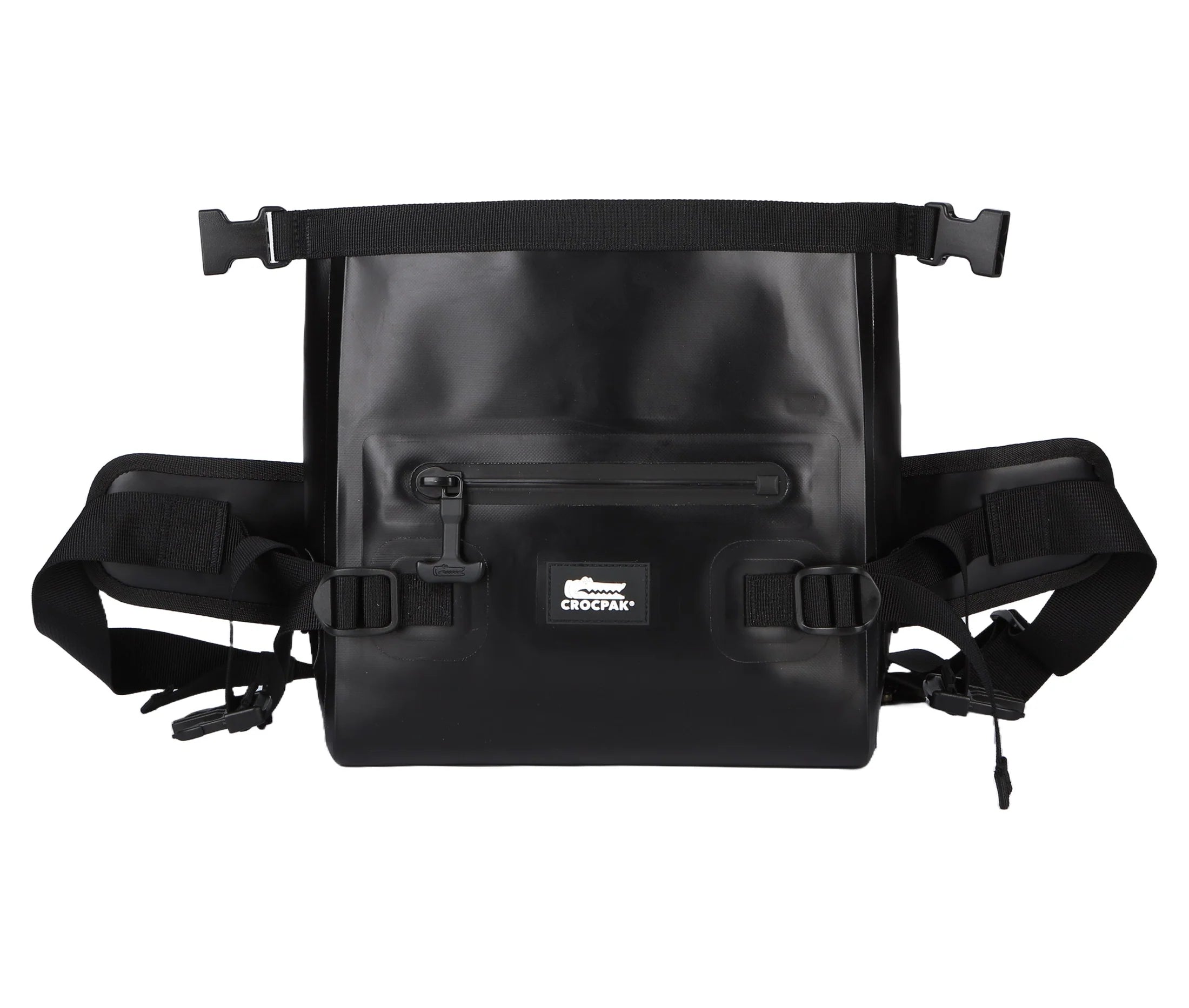 Crocpak Black Roamer Tactical Sling Pouch - Protective Waterproof Bag