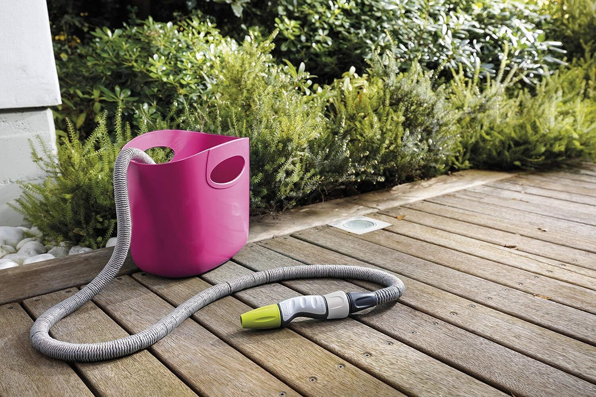 Hozelock Aquapop 15m Hose in Coloured Rubber Bag