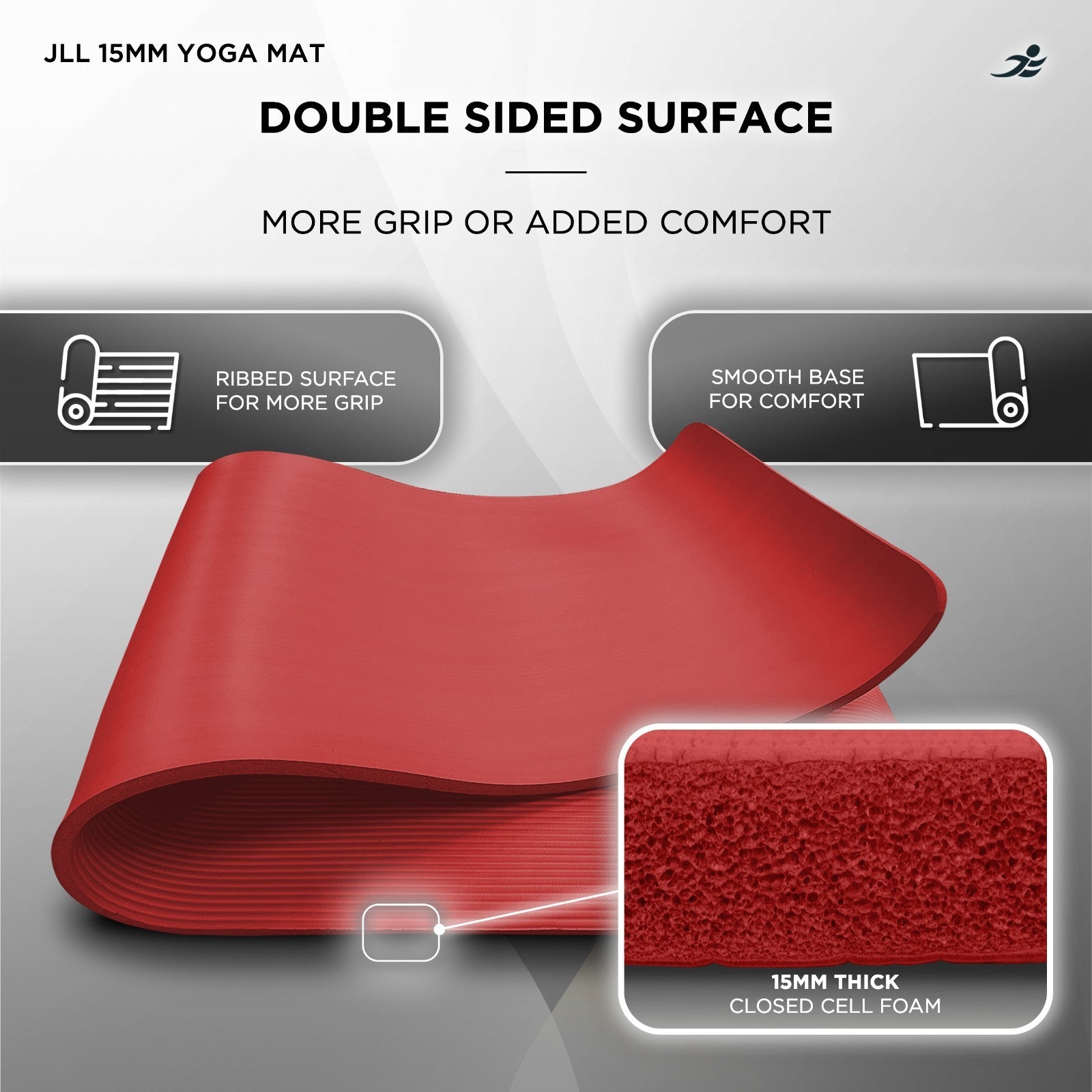 Yoga Exercise Mats - 15mm (Extra-Thick)